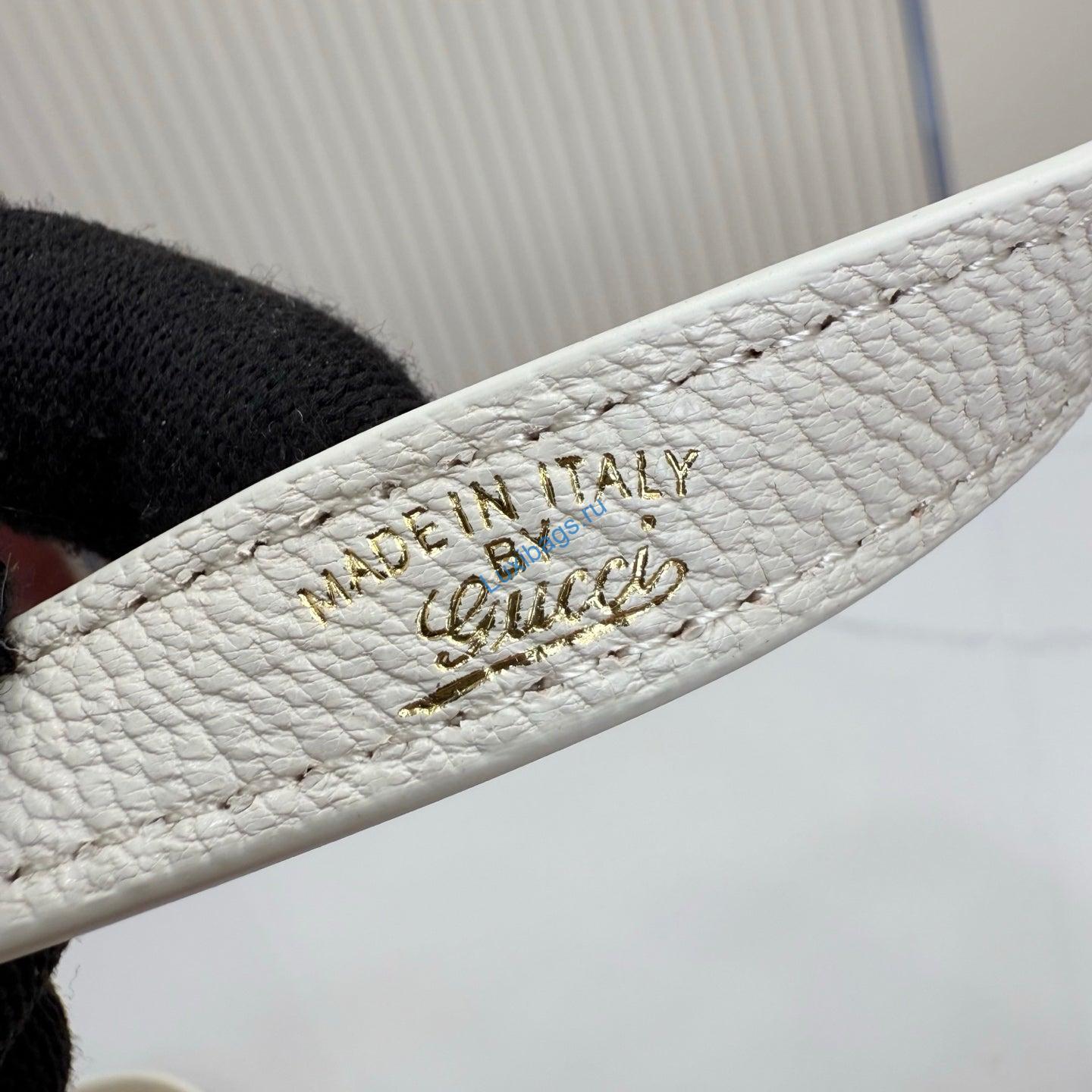 Gucci 863137 Jackie Slim Medium Shoulder Bag White | gucci 863137 jackie slim medium shoulder bag white 13