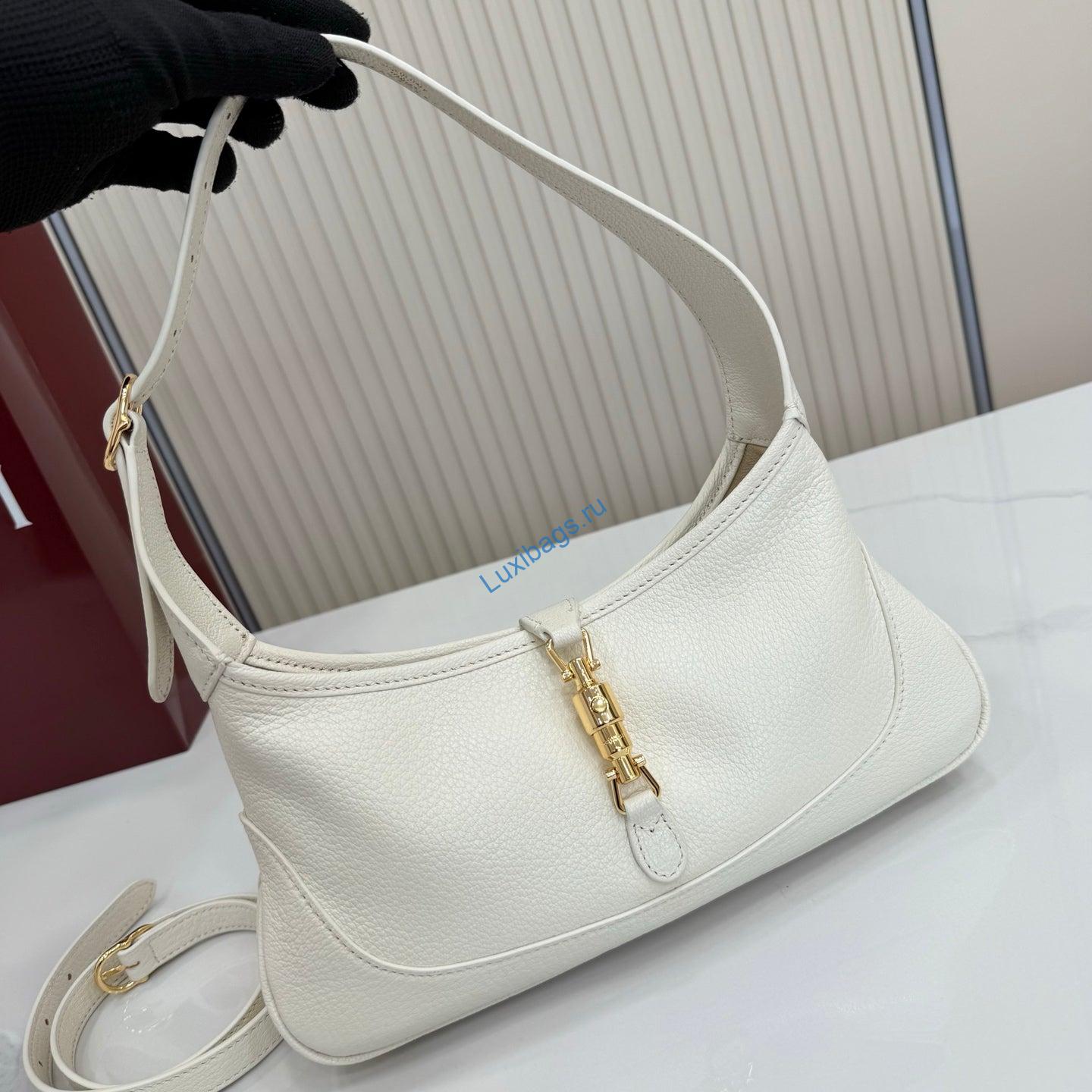 Gucci 863137 Jackie Slim Medium Shoulder Bag White | gucci 863137 jackie slim medium shoulder bag white 3
