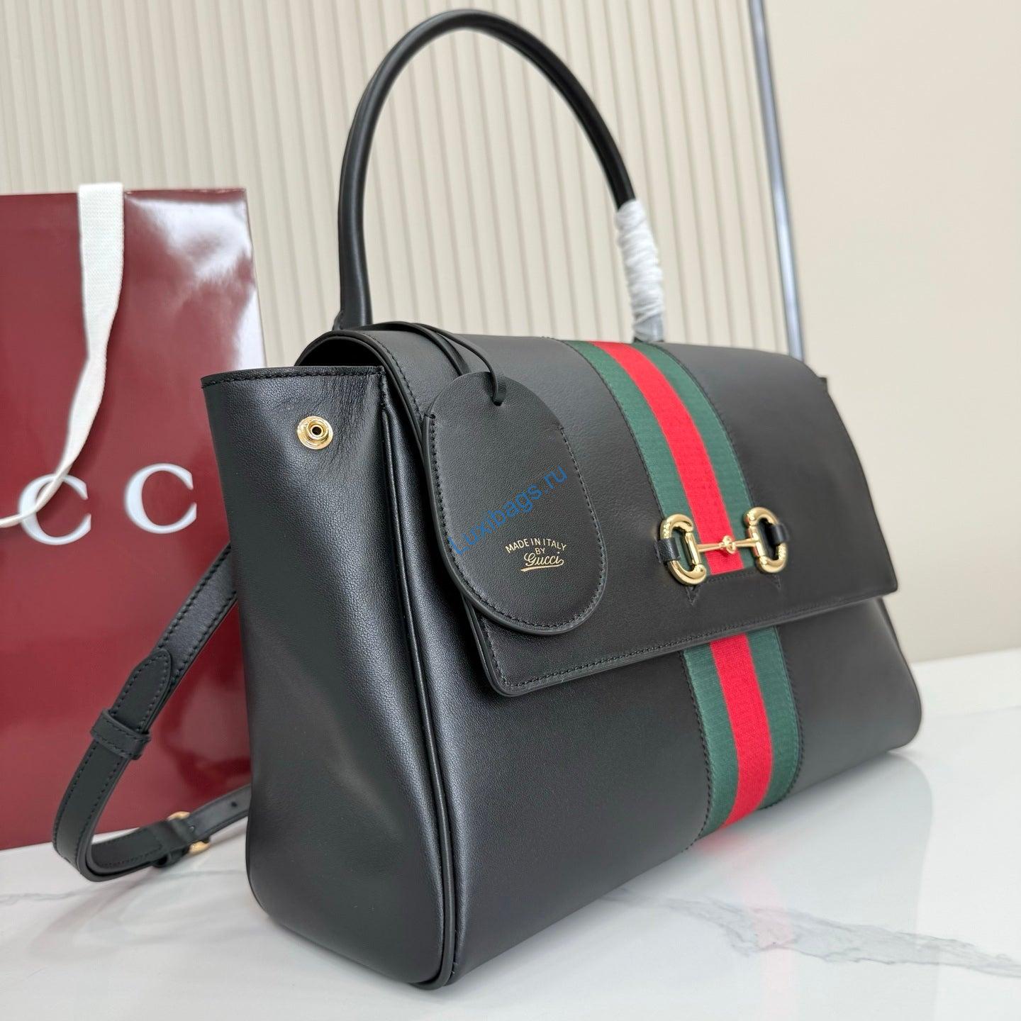 Gucci 875018 Paparazzo Medium Top Handle Bag Black | gucci 875018 paparazzo medium top handle bag black 2
