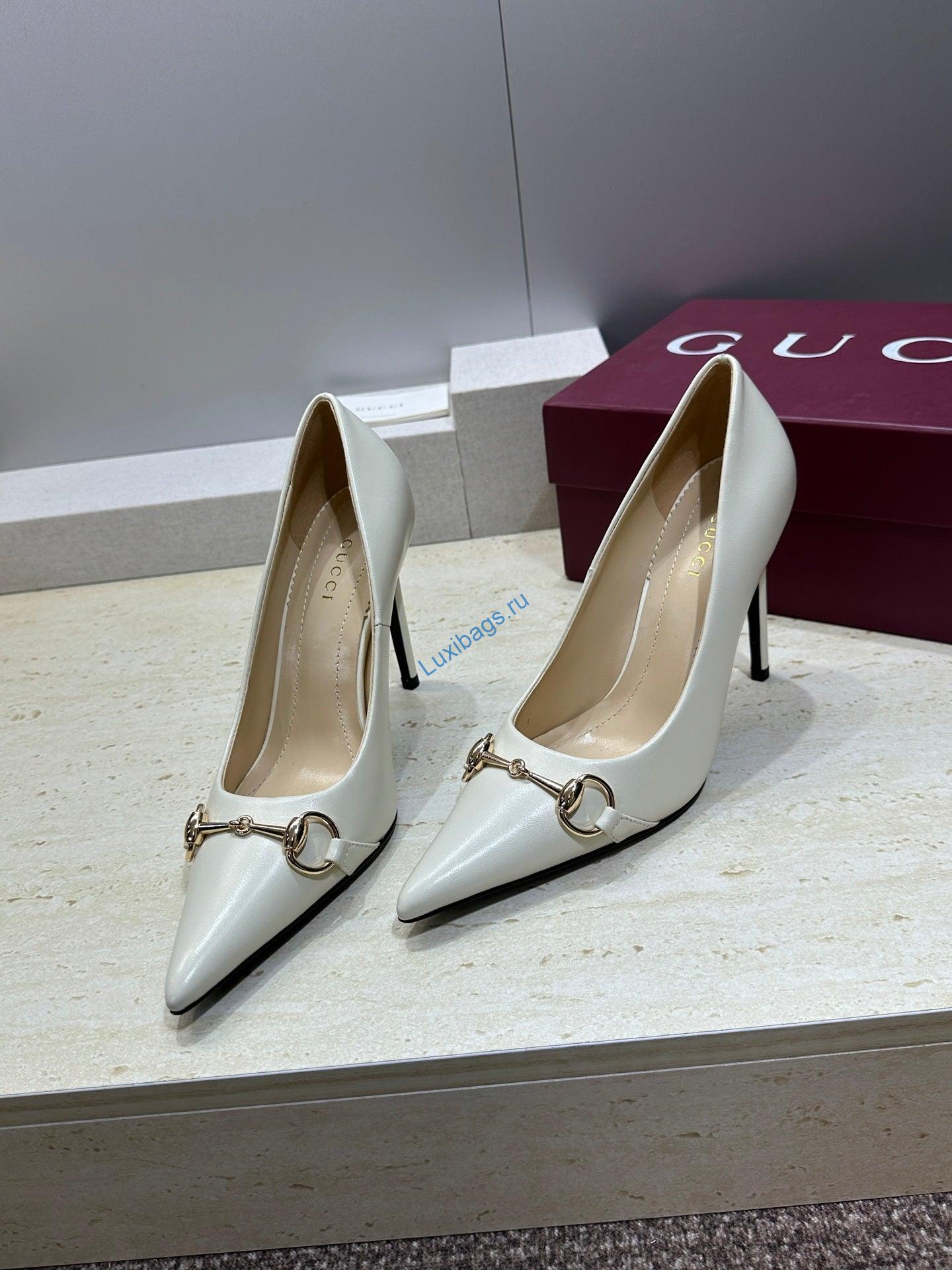 Gucci Women's Pointed-toe High Heels Shoes 9.5cm G86231 - Euro 35=US 4 - View 3