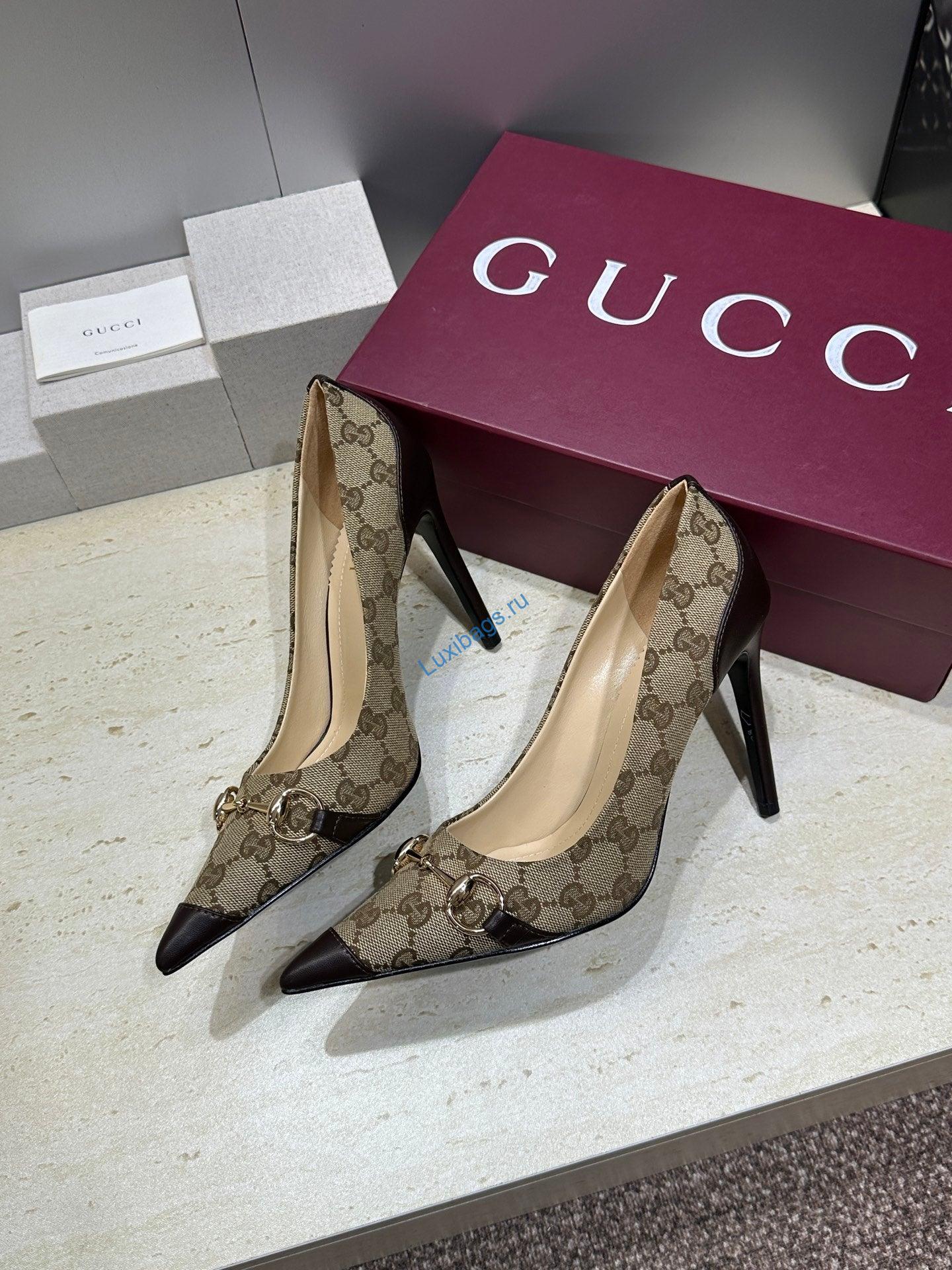 Gucci Women's Pointed-toe High Heels Shoes 9.5cm G86234 - Euro 35=US 4 - View 4