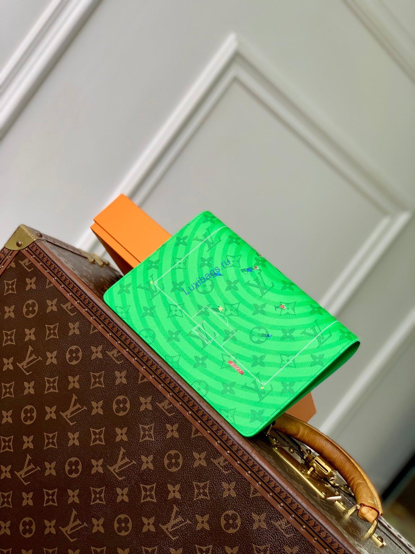 louis vuitton lv gi1632 emily notebook cover football 1 Louis Vuitton LV GI1632 Emily Notebook Cover Football - Default Title - View 2
