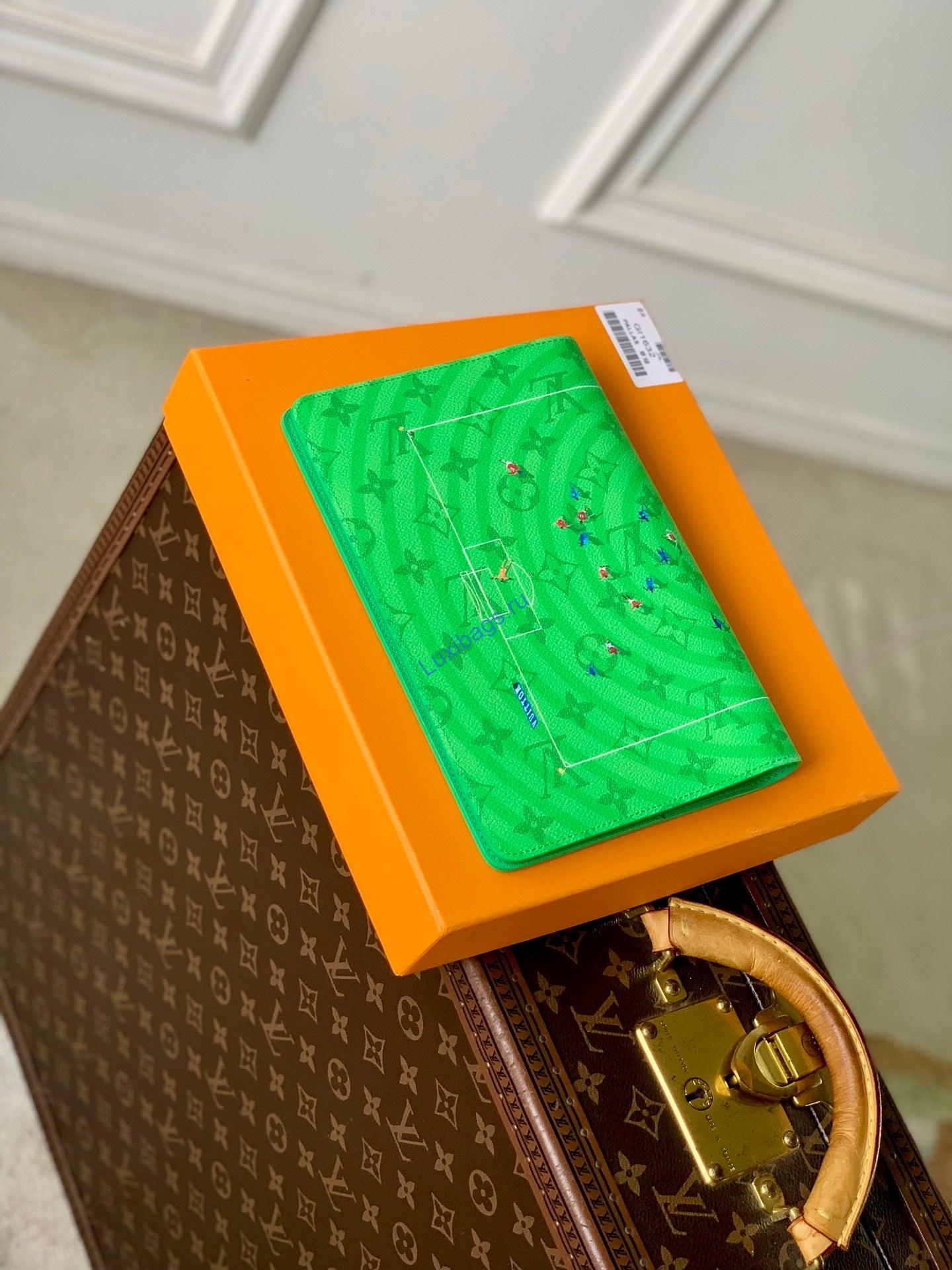 louis vuitton lv gi1632 emily notebook cover football 2 Louis Vuitton LV GI1632 Emily Notebook Cover Football - Default Title - View 3