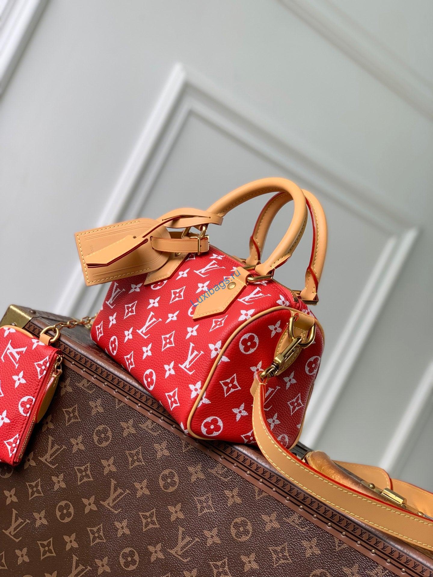 louis vuitton lv m28186 speedy p9 bandoulière 20 bag red 1 Louis Vuitton LV M28186 Speedy P9 Bandoulière 20 Bag Red | louis vuitton lv m28186 speedy p9 bandouliere 20 bag red 2