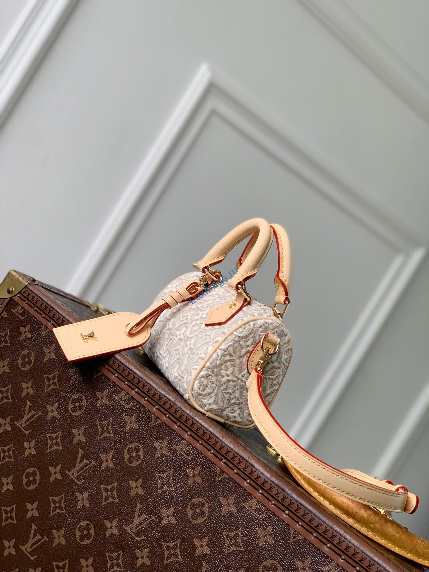 louis vuitton lv m28502 nano speedy bag 1 Louis Vuitton LV M28502 Nano Speedy Bag - Default Title - View 2