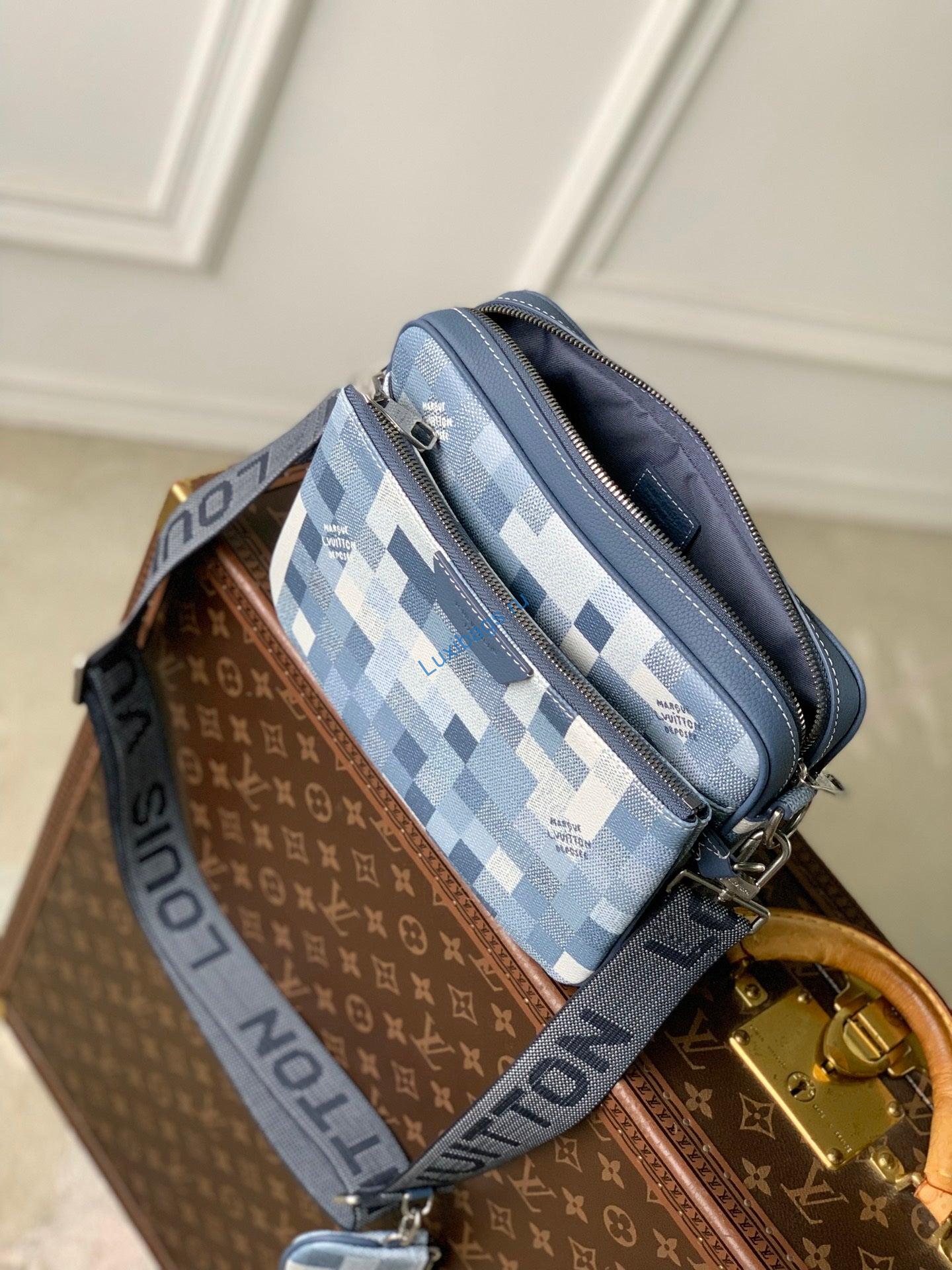 Louis Vuitton LV M28601 Trio Messenger Bag Indigo Blue | louis vuitton lv m28601 trio messenger bag indigo blue 3
