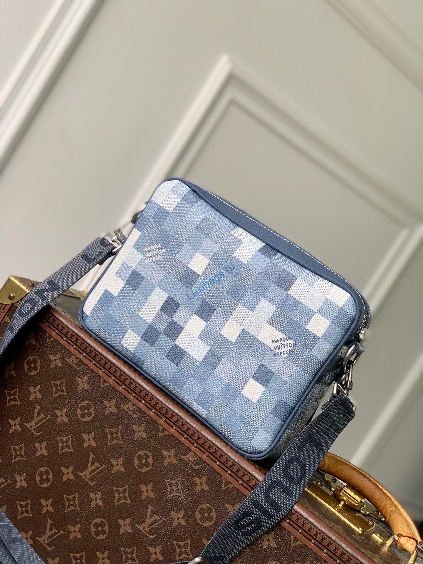 Louis Vuitton LV M28601 Trio Messenger Bag Indigo Blue | louis vuitton lv m28601 trio messenger bag indigo blue 5