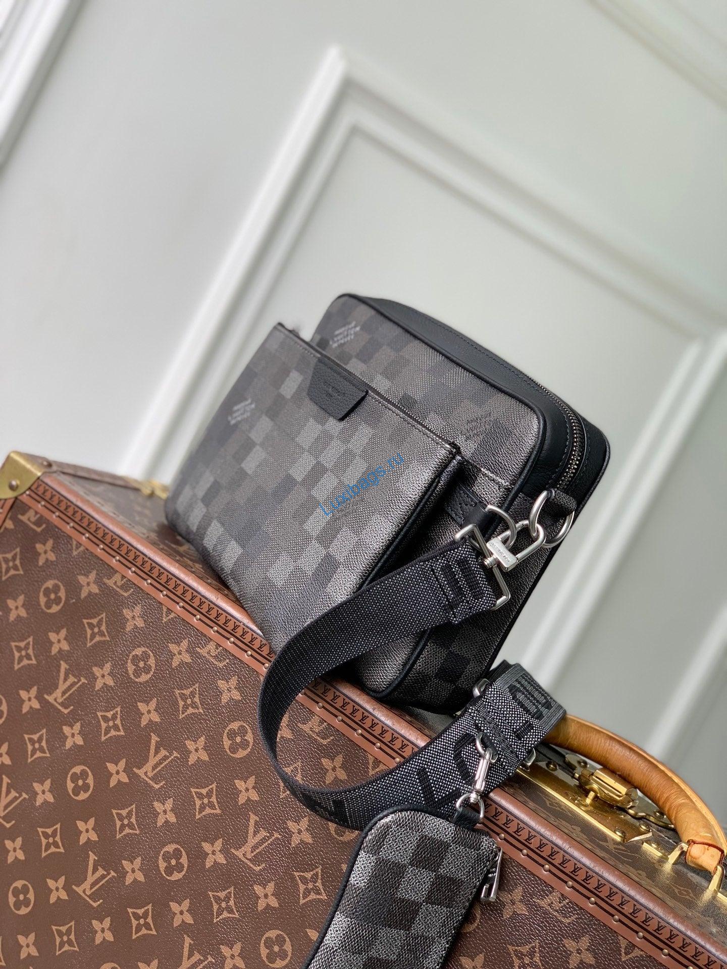 louis vuitton lv m28602 trio messenger bag black 1 Louis Vuitton LV M28602 Trio Messenger Bag Black | louis vuitton lv m28602 trio messenger bag black 2