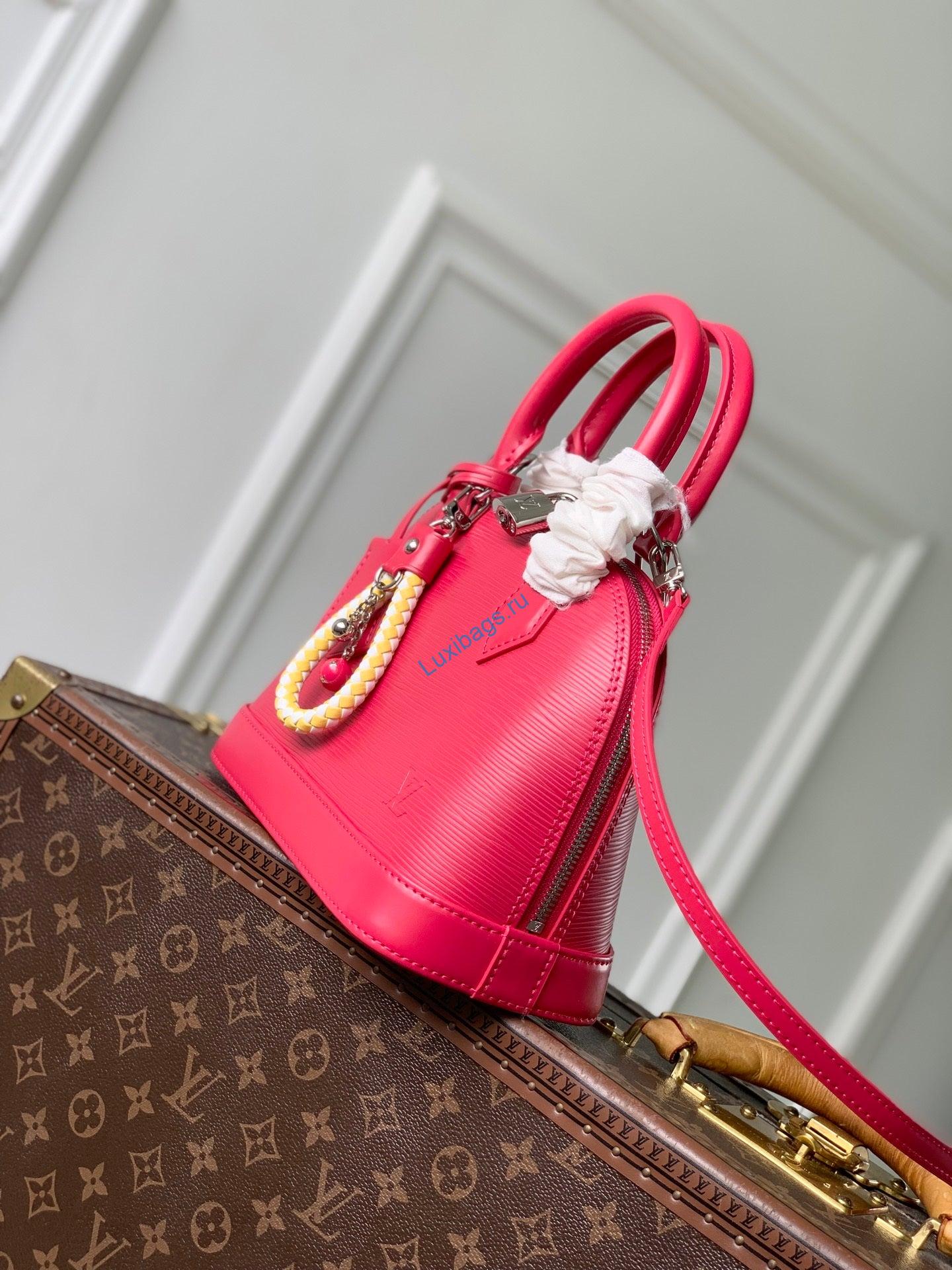 louis vuitton lv m28902 alma bb bag rose miami 1 Louis Vuitton LV M28902 Alma BB Bag Rose Miami | louis vuitton lv m28902 alma bb bag rose miami 2