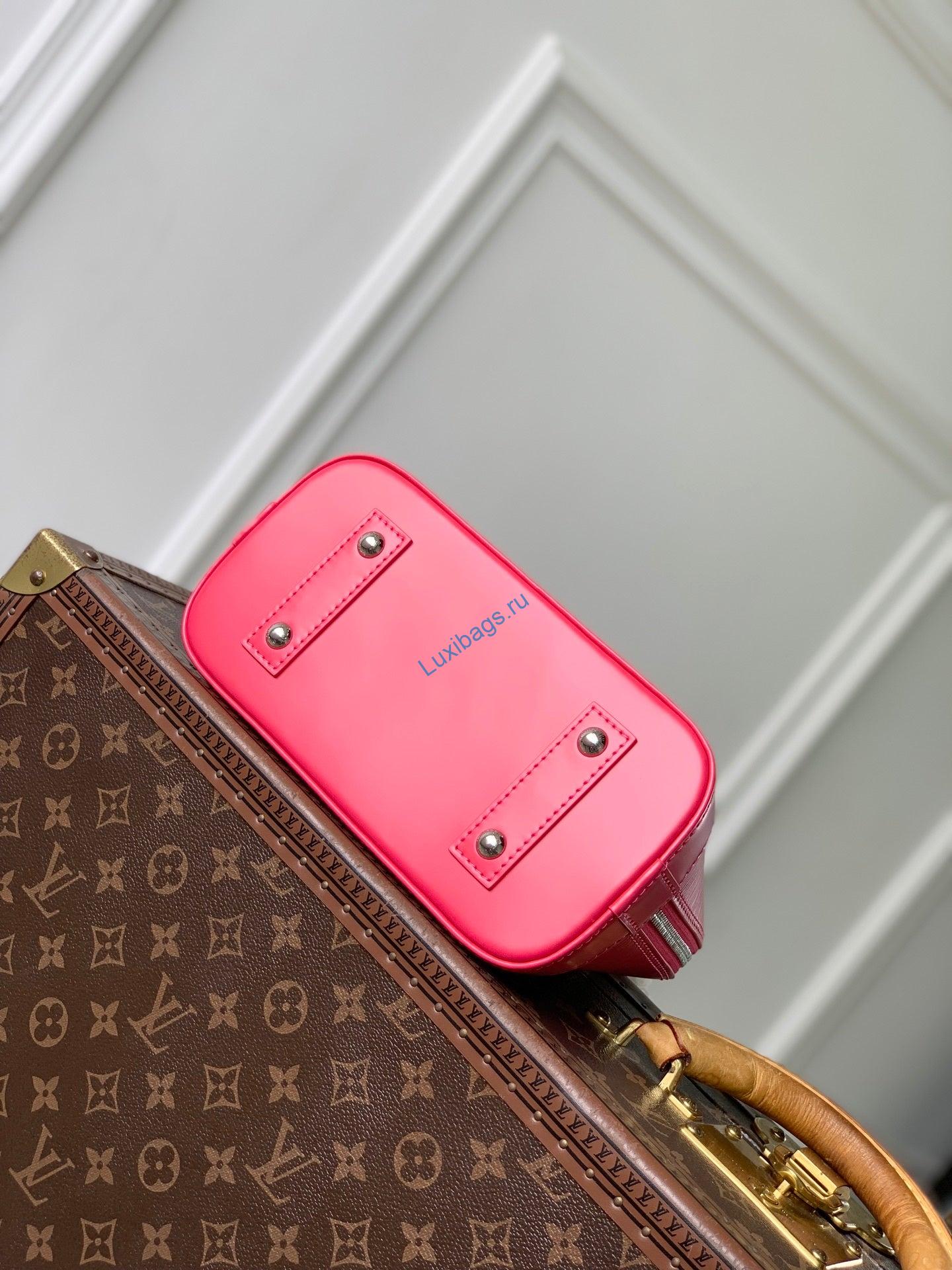 louis vuitton lv m28902 alma bb bag rose miami 3 Louis Vuitton LV M28902 Alma BB Bag Rose Miami | louis vuitton lv m28902 alma bb bag rose miami 4