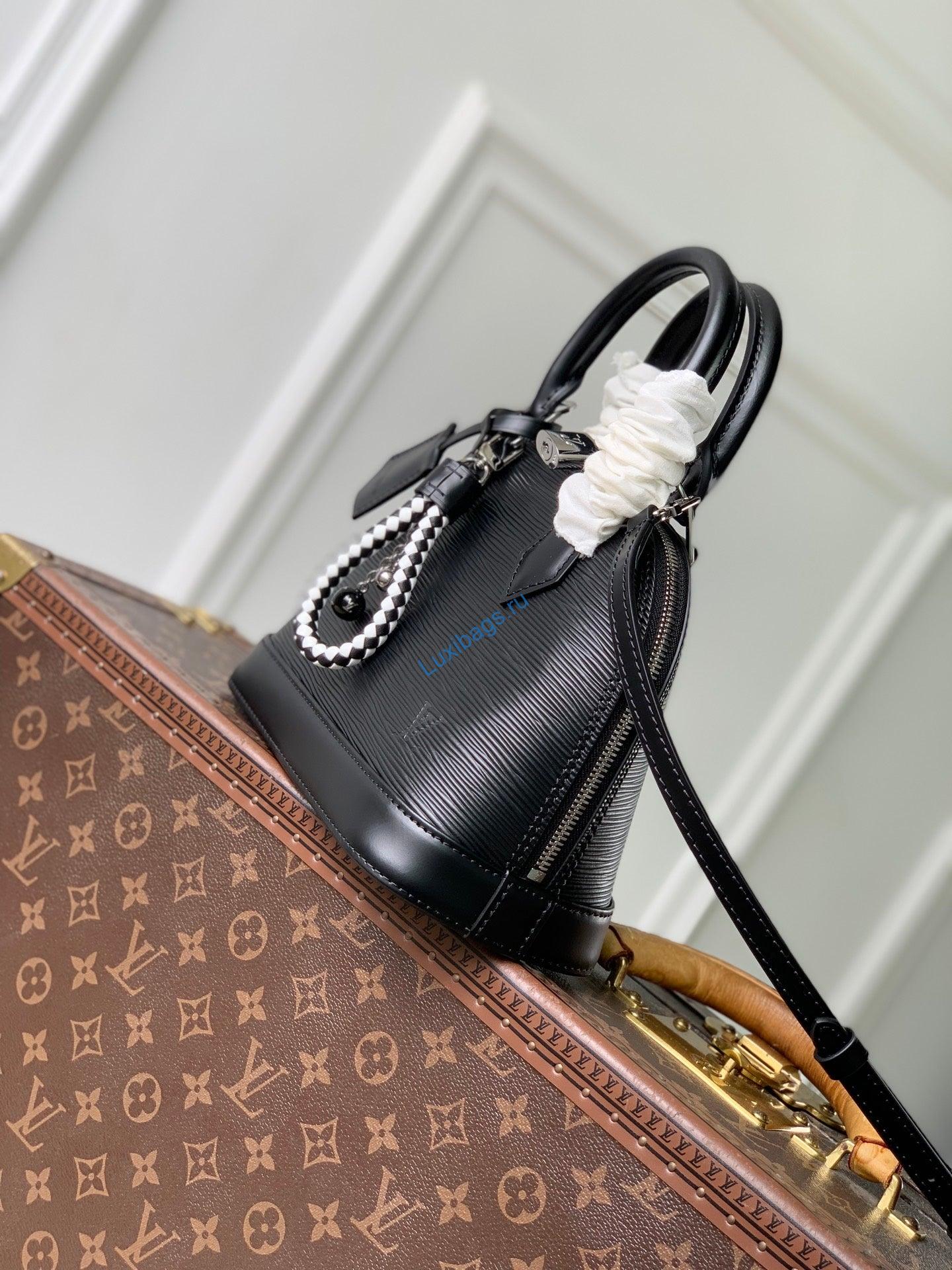 louis vuitton lv m29125 alma bb bag black 1 Louis Vuitton LV M29125 Alma BB Bag Black | louis vuitton lv m29125 alma bb bag black 2