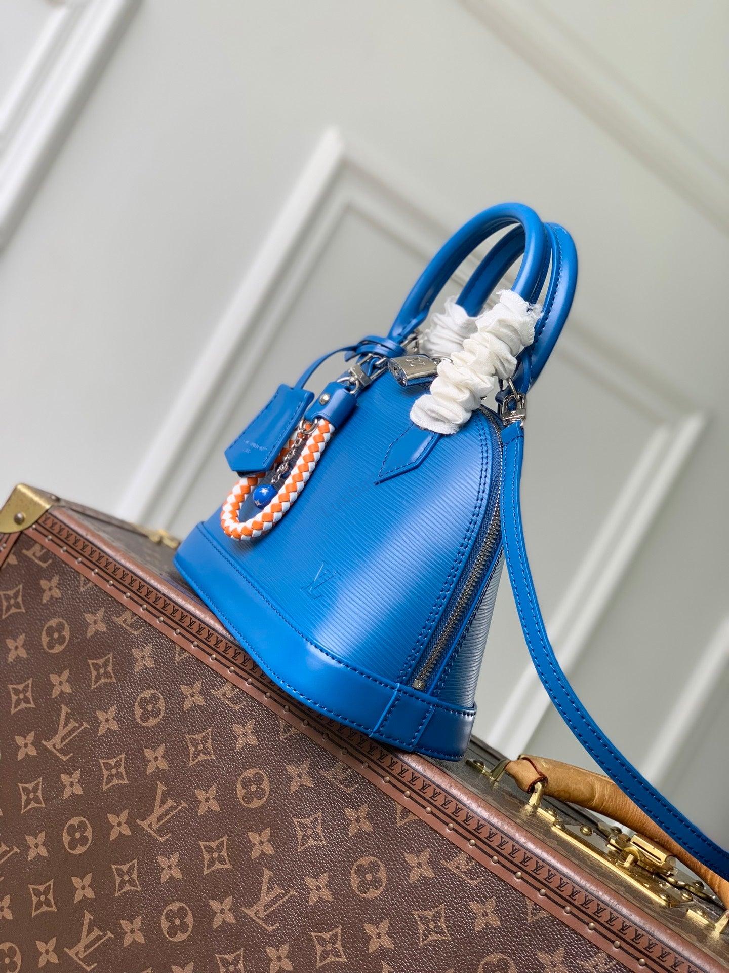louis vuitton lv m29125 alma bb bag ocean blue 1 Louis Vuitton LV M29125 Alma BB Bag Ocean Blue | louis vuitton lv m29125 alma bb bag ocean blue 2