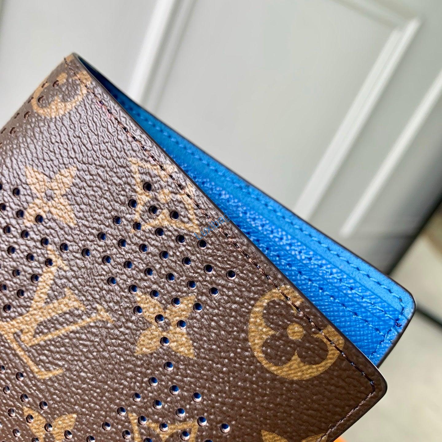 louis vuitton lv m29292 multiple wallet blue 5 Louis Vuitton LV M29292 Multiple Wallet Blue - Default Title - View 6