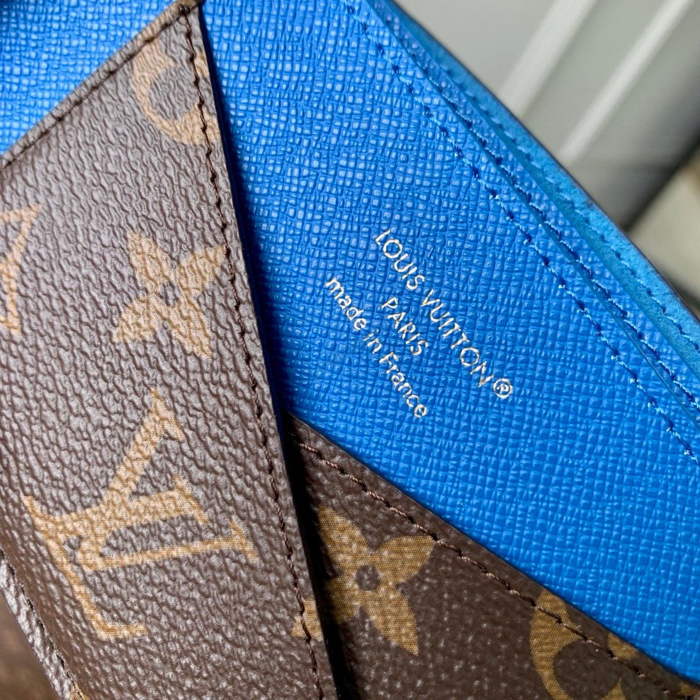 louis vuitton lv m29292 multiple wallet blue 7 Louis Vuitton LV M29292 Multiple Wallet Blue - Default Title - View 8