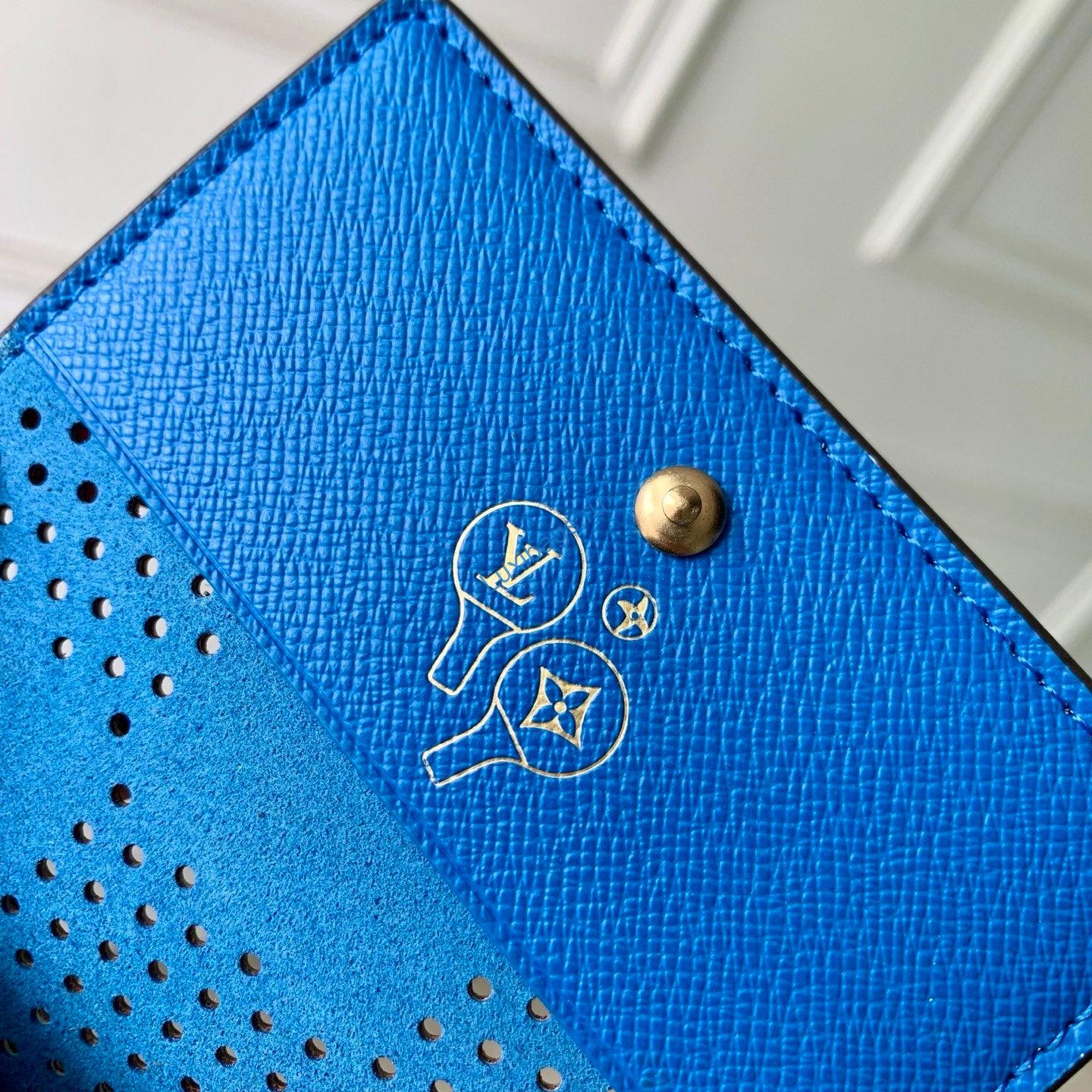 louis vuitton lv m29293 enveloppe carte de visite blue 6 Louis Vuitton LV M29293 Enveloppe Carte de Visite Blue - Default Title - View 7