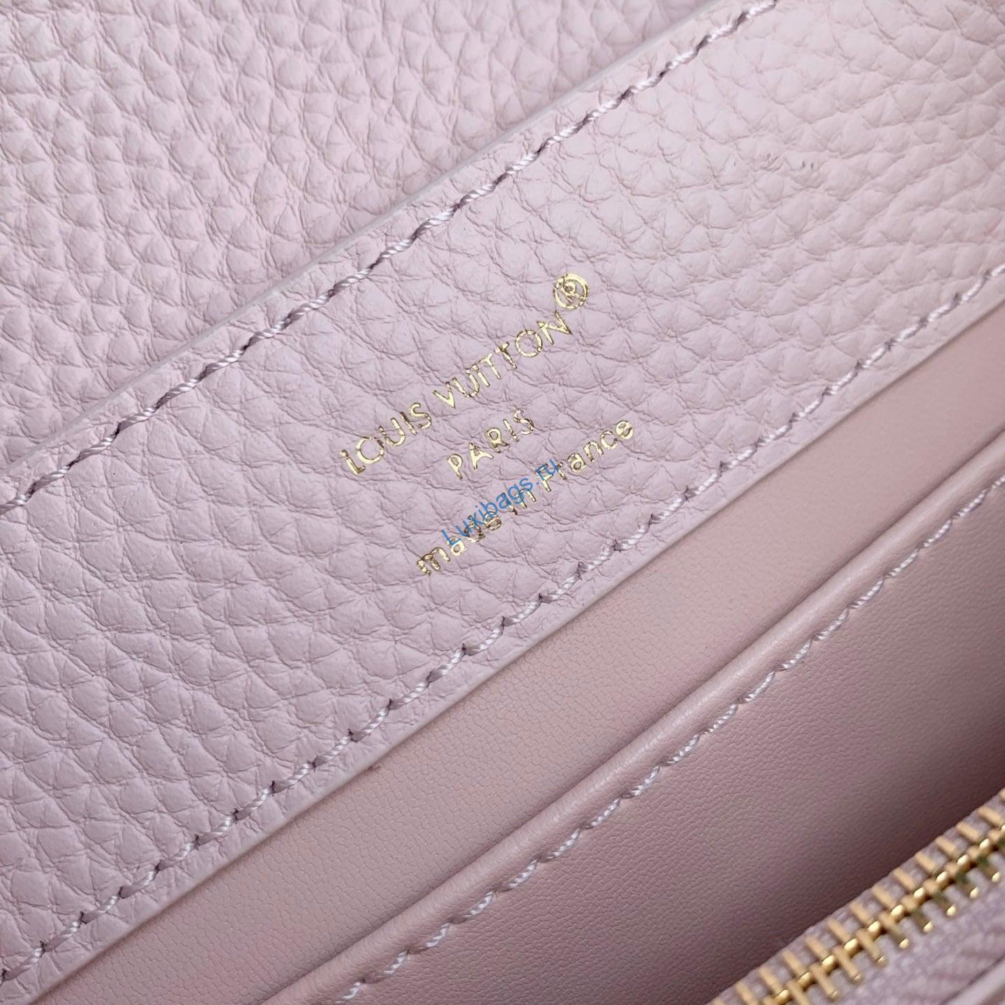 louis vuitton lv m29443 capucines east west mini bag pink 8 Louis Vuitton LV M29443 Capucines East West Mini Bag Pink - Default Title - View 9
