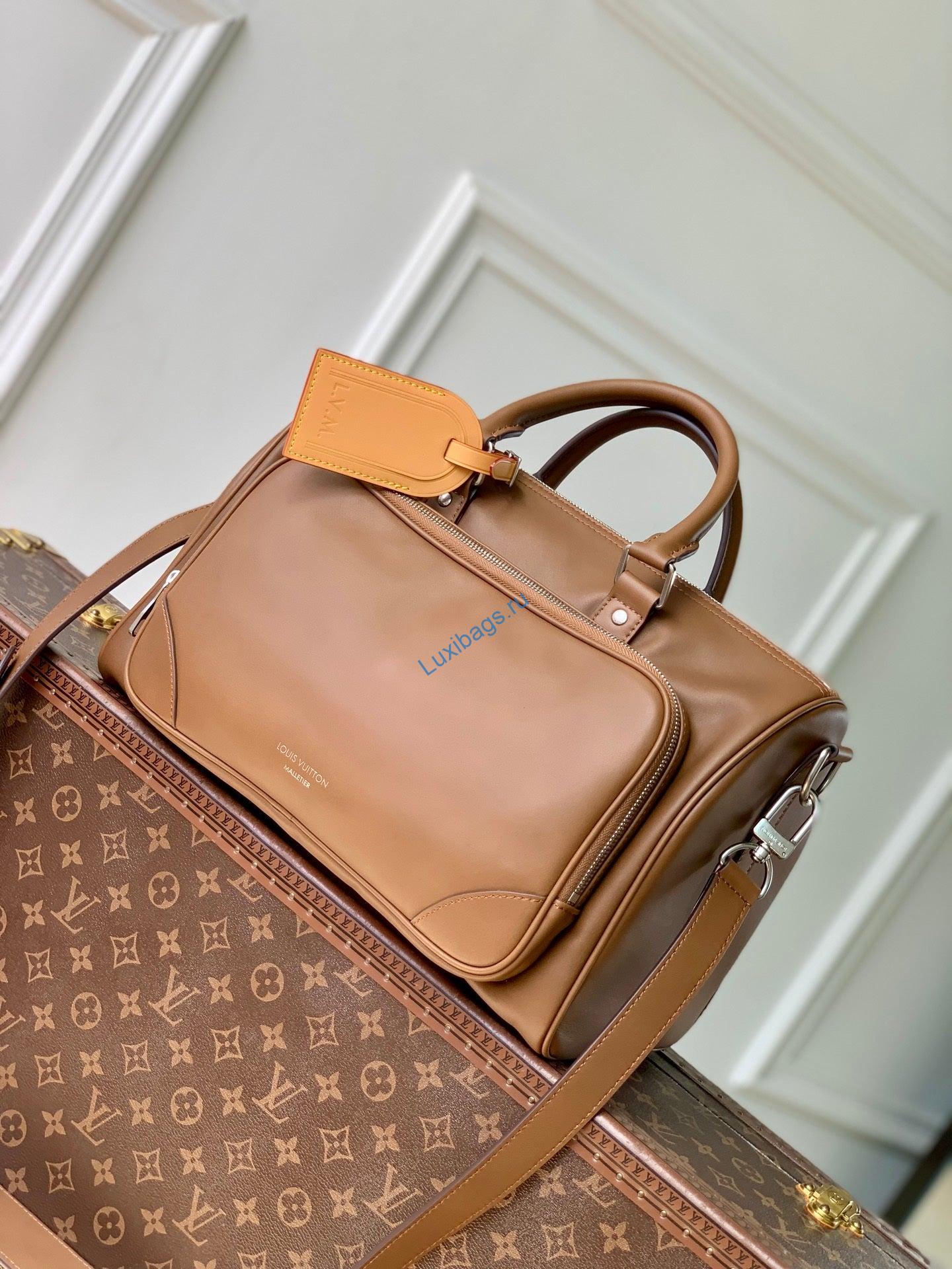 LV M28100 Louis Vuitton Keepall Cargo Bandoulière 35 Bag Caramel