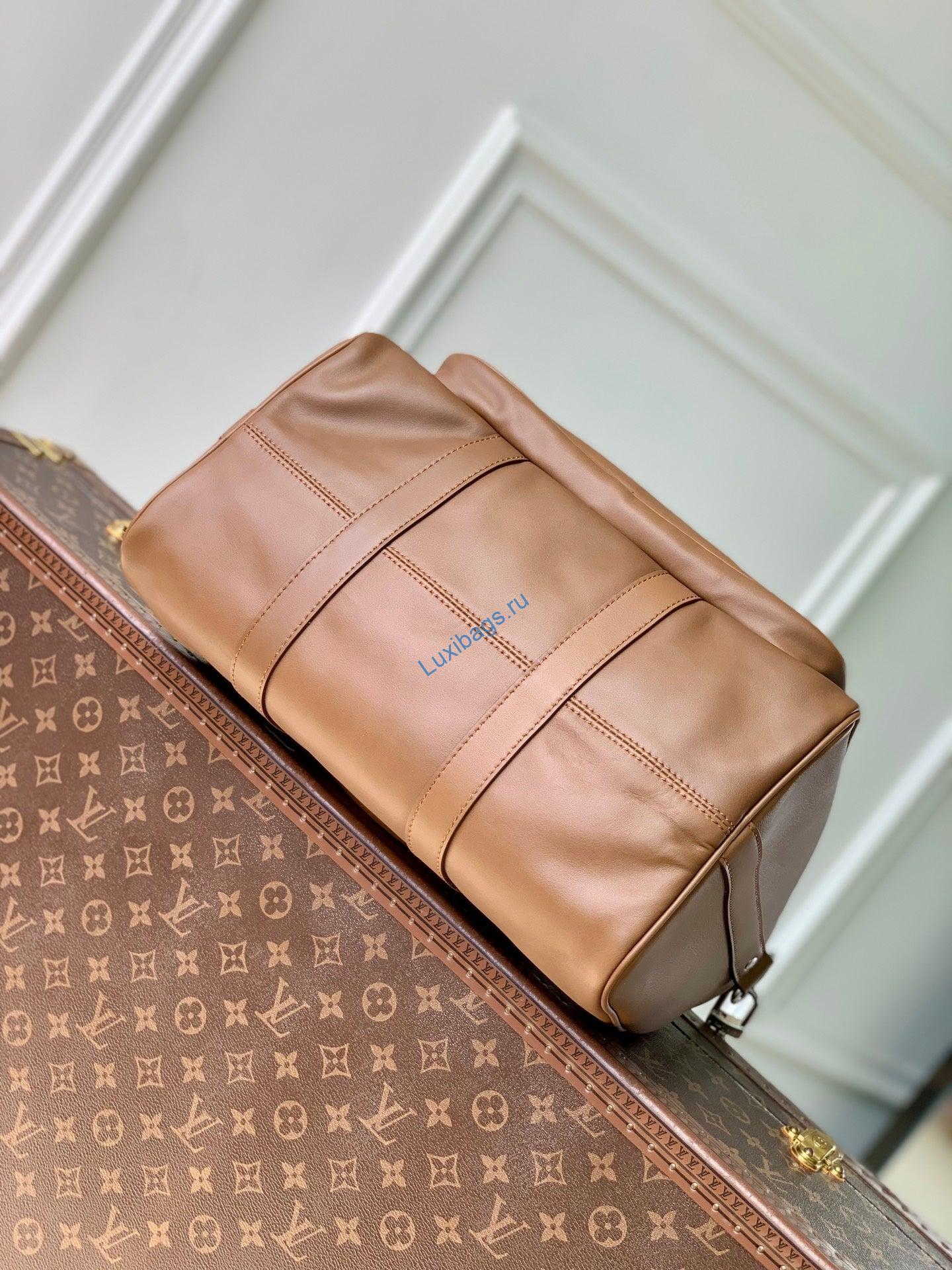 lv m28100 louis vuitton keepall cargo bandoulière 35 bag caramel 3 LV M28100 Louis Vuitton Keepall Cargo Bandoulière 35 Bag Caramel | lv m28100 louis vuitton keepall cargo bandouliere 35 bag caramel 4