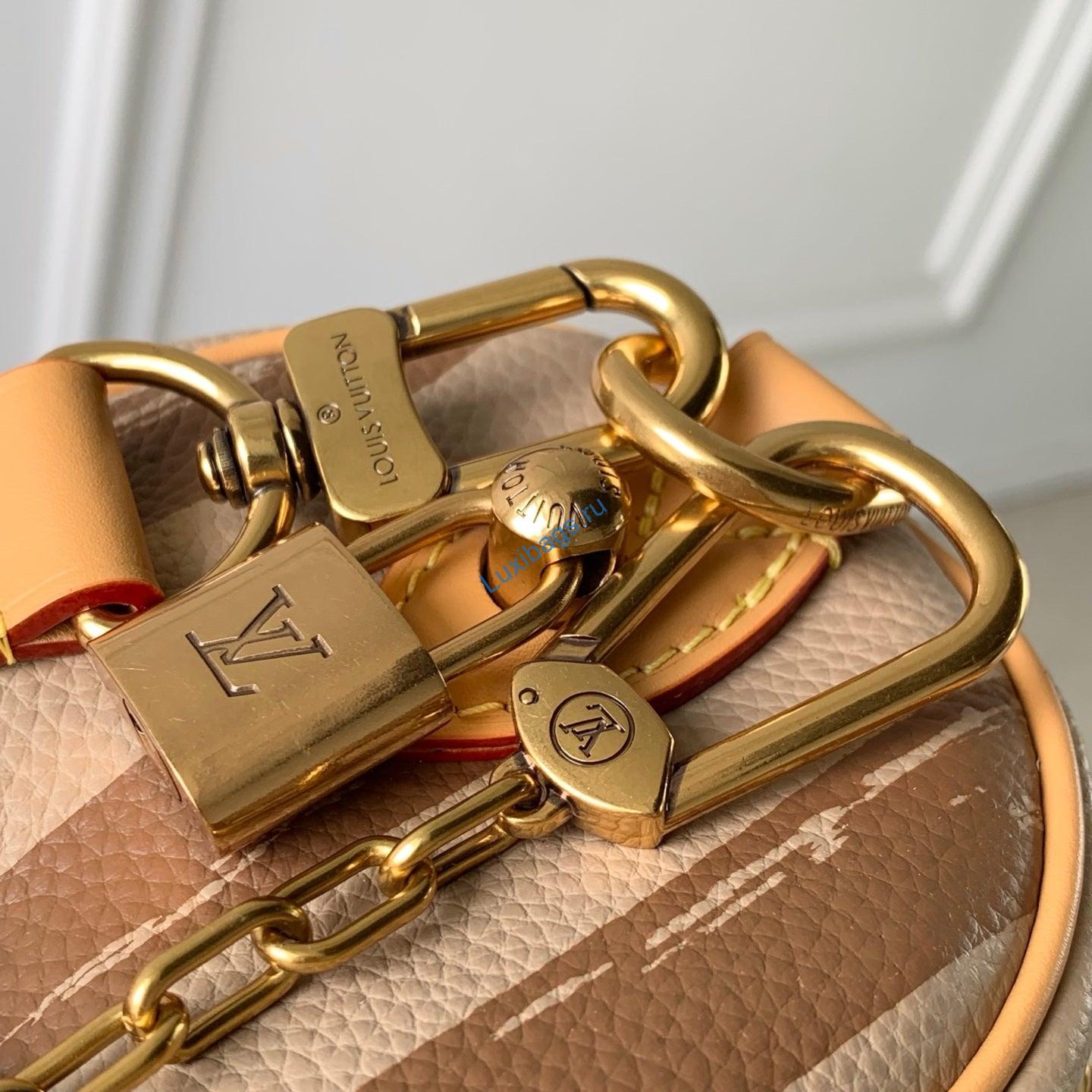 LV M28186 Louis Vuitton Speedy P9 Bandoulière 20 Bag Brown stripes | lv m28186 louis vuitton speedy p9 bandouliere 20 bag brown stripes 6
