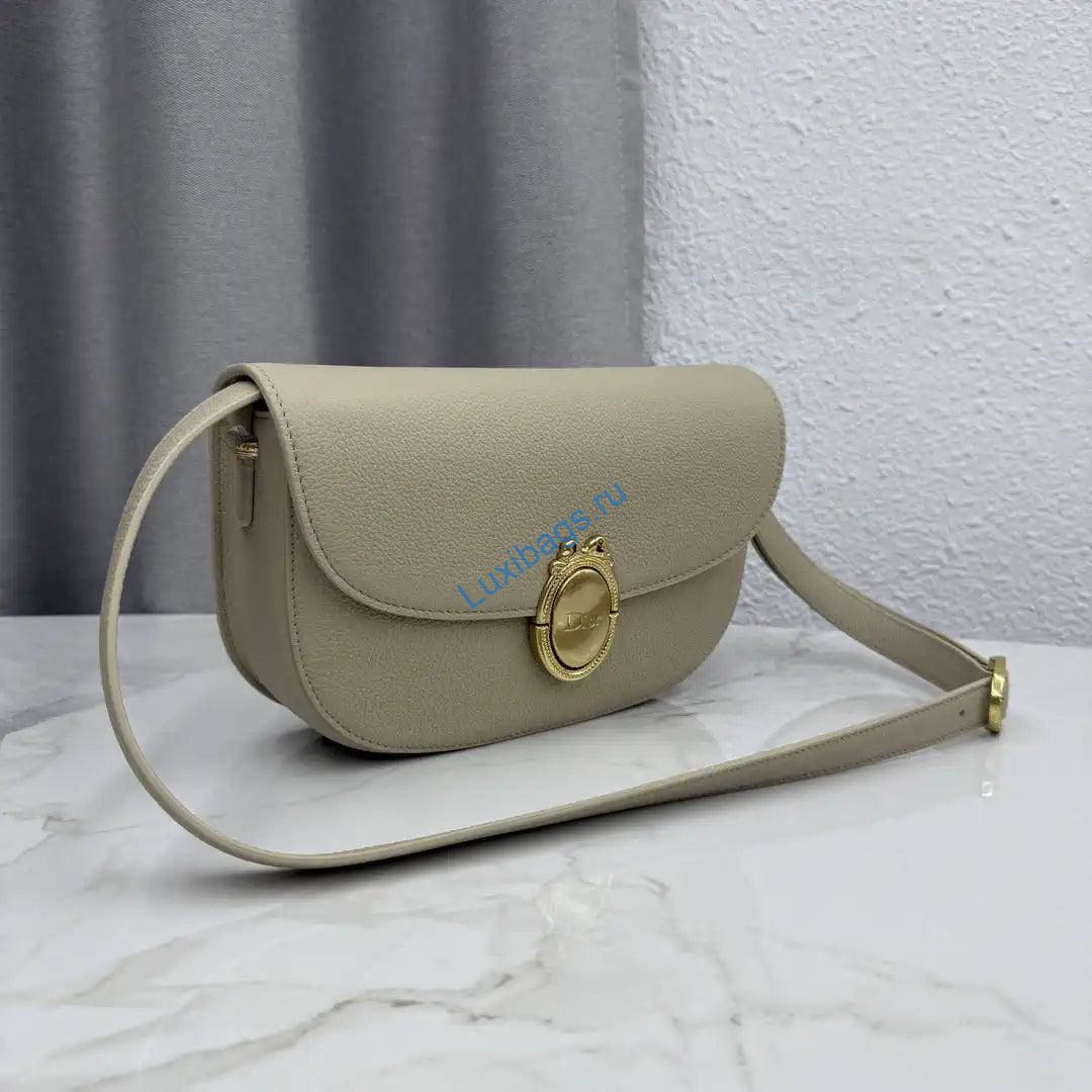 Medium Dior Médaillon Flap Bag M3920QDWP_M900 Camel Beige Grained Calfskin | medium dior medaillon flap bag m3920qdwp m900 grained calfskin 101
