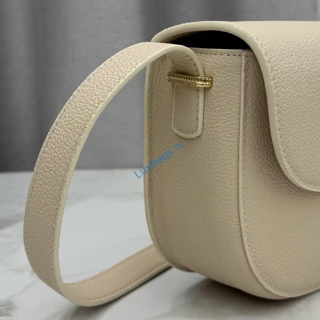 Medium Dior Médaillon Flap Bag M3920QDWP_M900 Apricot Grained Calfskin | medium dior medaillon flap bag m3920qdwp m900 grained calfskin 12
