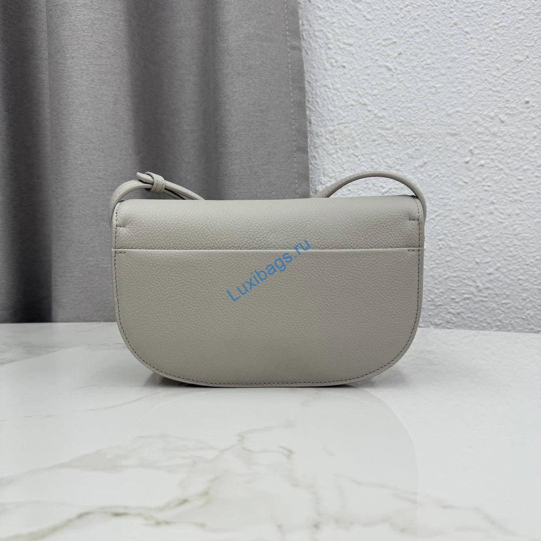 Small Dior Médaillon Flap Bag M3919QDWP_M900 Gray Grained Calfskin | small dior medaillon flap bag m3919qdwp m900 grained calfskin 23