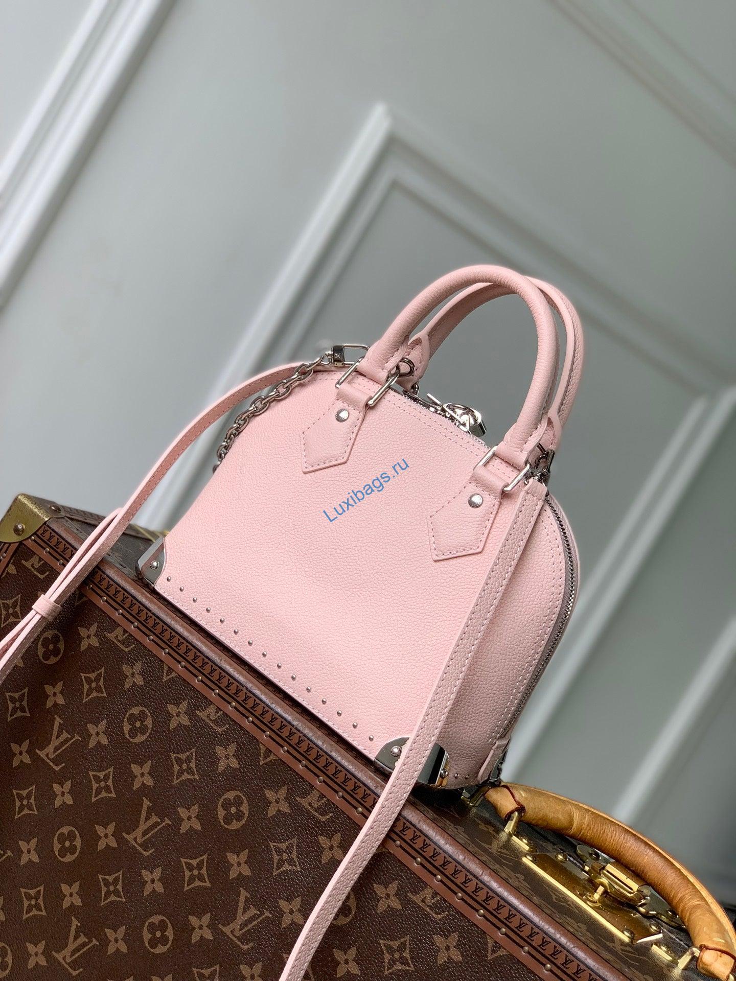 louis vuitton lv m2a301 alma trunk bb bag petal pink 2 Louis Vuitton LV M2A301 Alma Trunk BB Bag Petal Pink | alma trunk bb other leathers nvprod7770008v M2A301 3