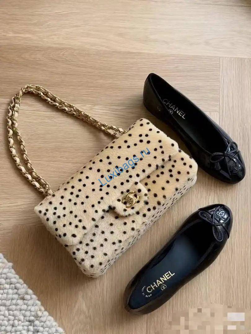 Chanel A01112 Flap Classic 11.12 Handbag Lambskin Leopard polka dot | chanel 20cm mini classic flap bag 26a leopard polka dot a69900 03 c97ec100 b171 47b1 8a07 40619870e768