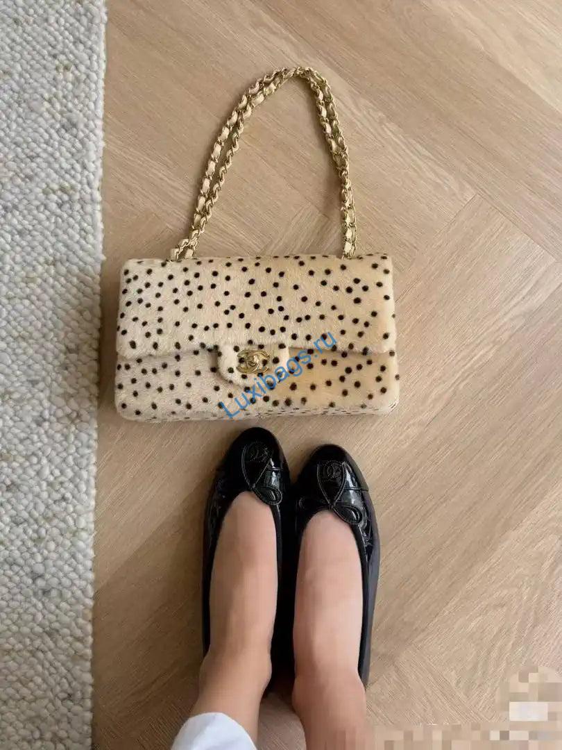 Chanel A01112 Flap Classic 11.12 Handbag Lambskin Leopard polka dot | chanel 20cm mini classic flap bag 26a leopard polka dot a69900 04 463b2d4f 085b 4524 867a 81c6fd901a4e