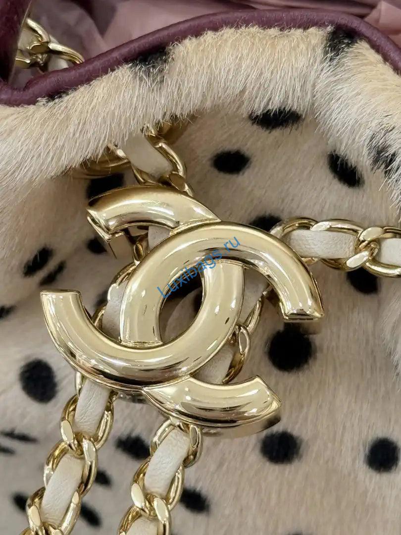 chanel as5631 mini hobo calfskin leopard polka dot 5 Chanel AS5631 Mini Hobo Calfskin Leopard polka dot | chanel as5631 mini hobo calfskin leopard polka dot 06