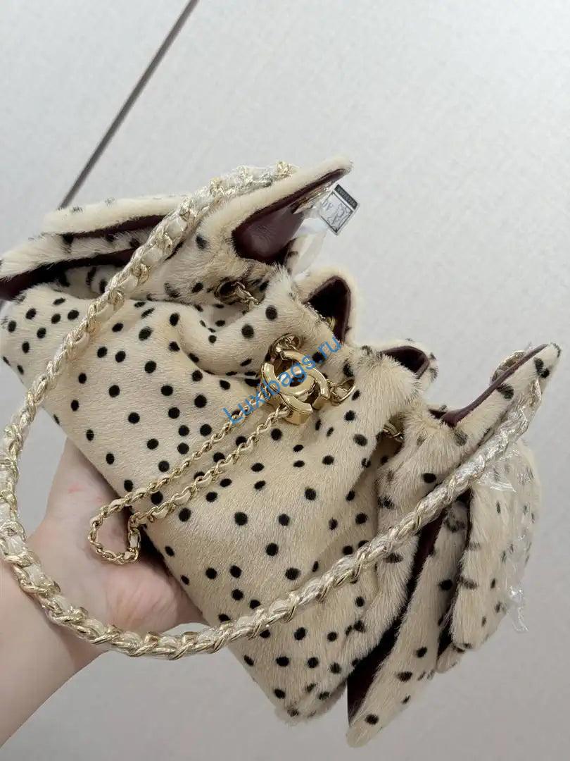 chanel as5631 mini hobo calfskin leopard polka dot 8 Chanel AS5631 Mini Hobo Calfskin Leopard polka dot | chanel as5631 mini hobo calfskin leopard polka dot 09