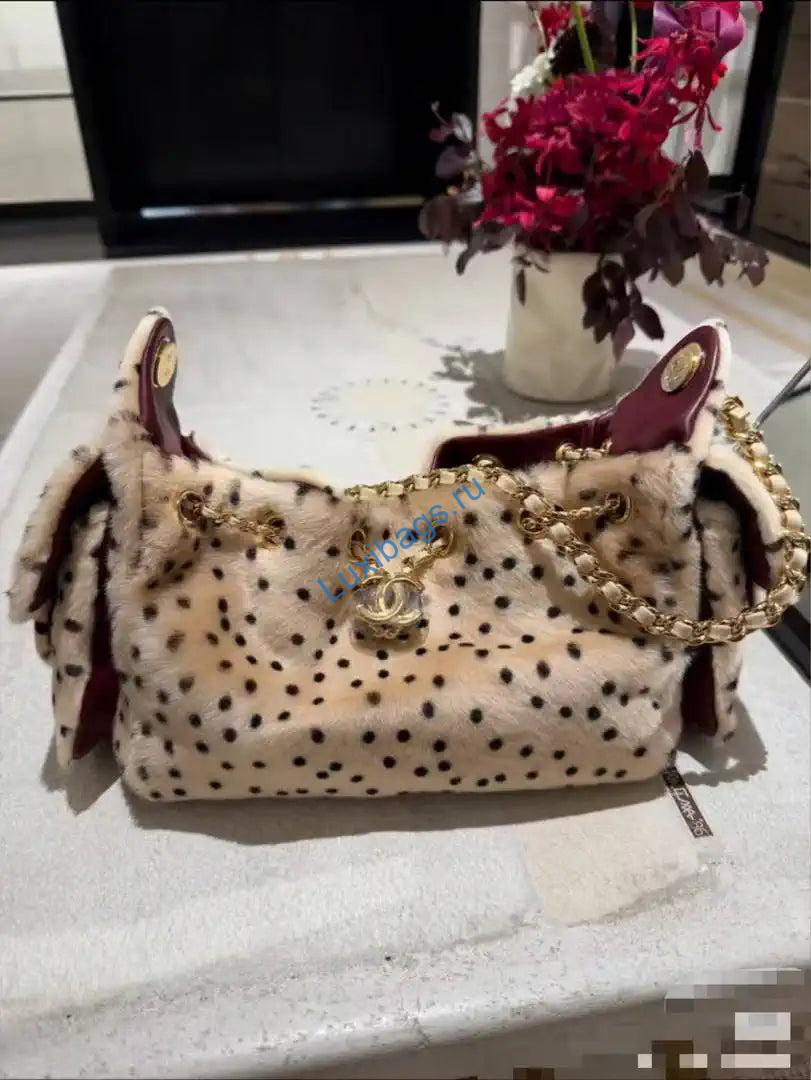 chanel as5631 mini hobo calfskin leopard polka dot 9 Chanel AS5631 Mini Hobo Calfskin Leopard polka dot | chanel as5631 mini hobo calfskin leopard polka dot 111