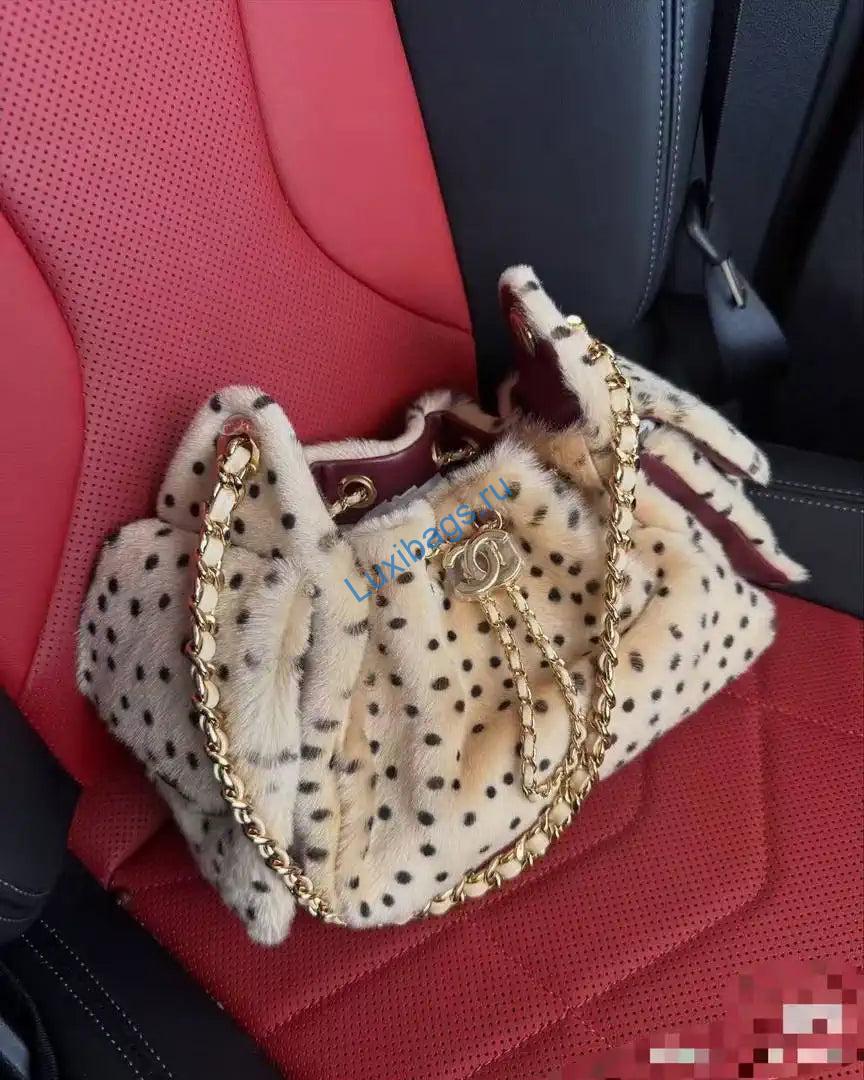 Chanel AS5631 Mini Hobo Calfskin Leopard polka dot | chanel as5631 mini hobo calfskin leopard polka dot 113