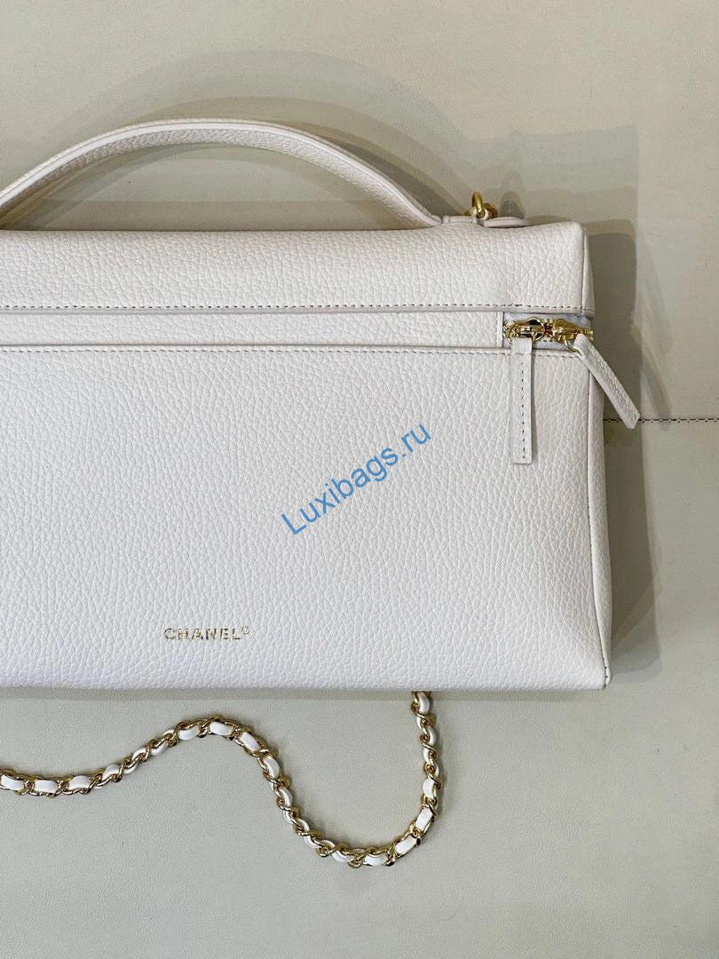 chanel extra large vanity with chain ap6743 white 6 Chanel Extra large Vanity with chain AP6743 White | chanel extra large vanity with chain ap6743 white 06