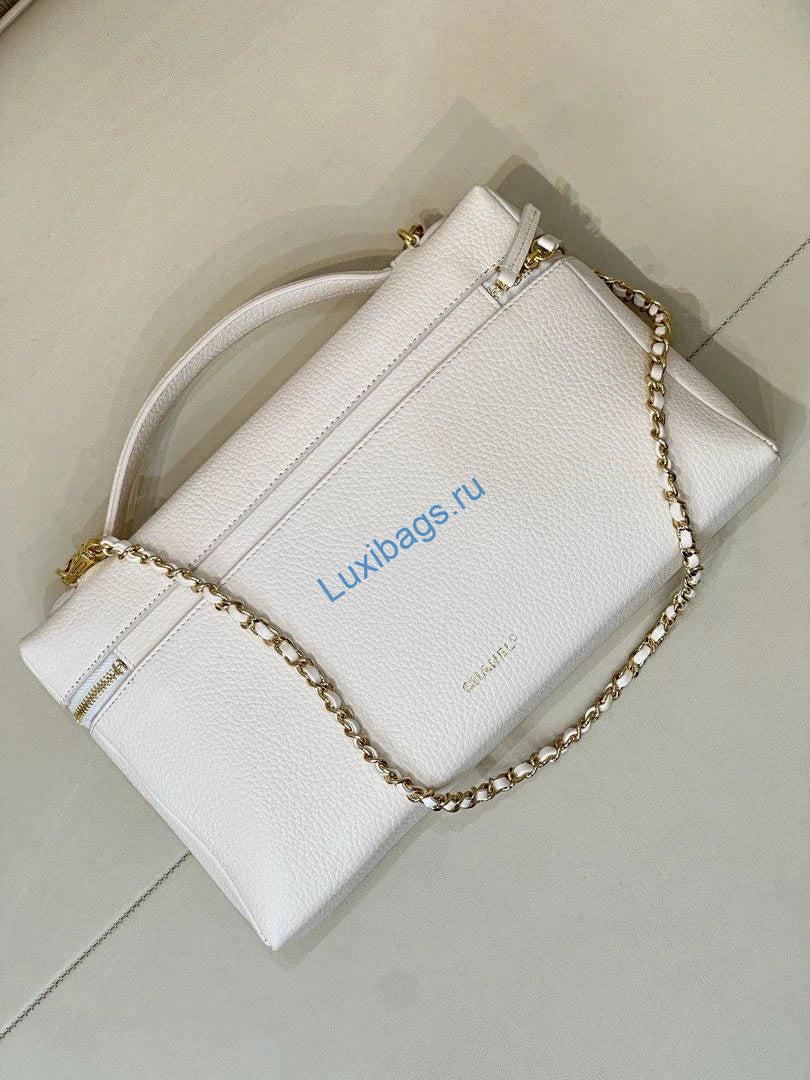 chanel extra large vanity with chain ap6743 white 8 Chanel Extra large Vanity with chain AP6743 White | chanel extra large vanity with chain ap6743 white 08