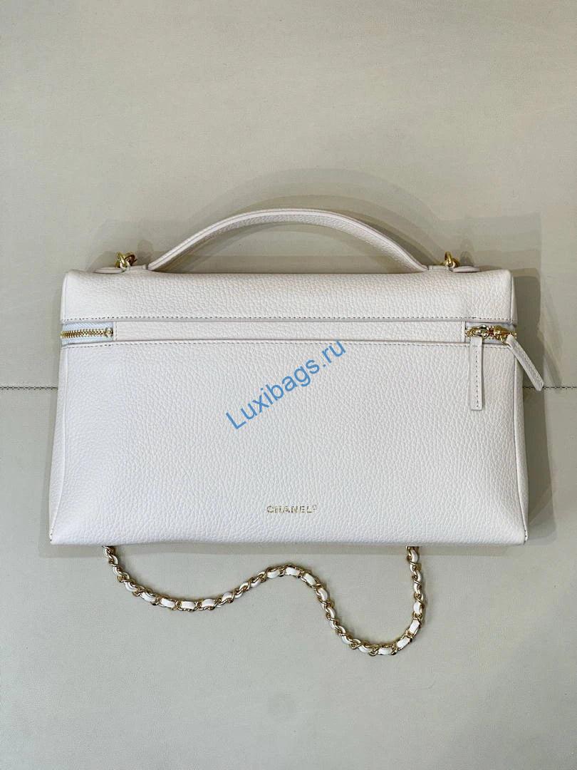 chanel extra large vanity with chain ap6743 white 9 Chanel Extra large Vanity with chain AP6743 White | chanel extra large vanity with chain ap6743 white 09