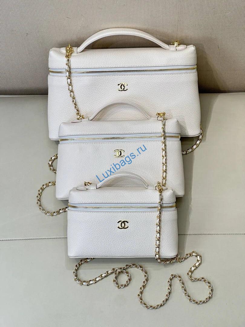 chanel extra large vanity with chain ap6743 white 1 Chanel Extra large Vanity with chain AP6743 White | chanel extra large vanity with chain ap6743 white 10