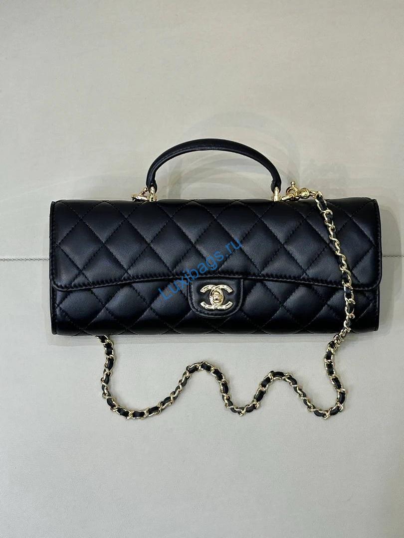 Chanel Lambskin & Gold-Tone Metal AP5280 Black | chanel lambskin gold tone metal ap5280 black 13