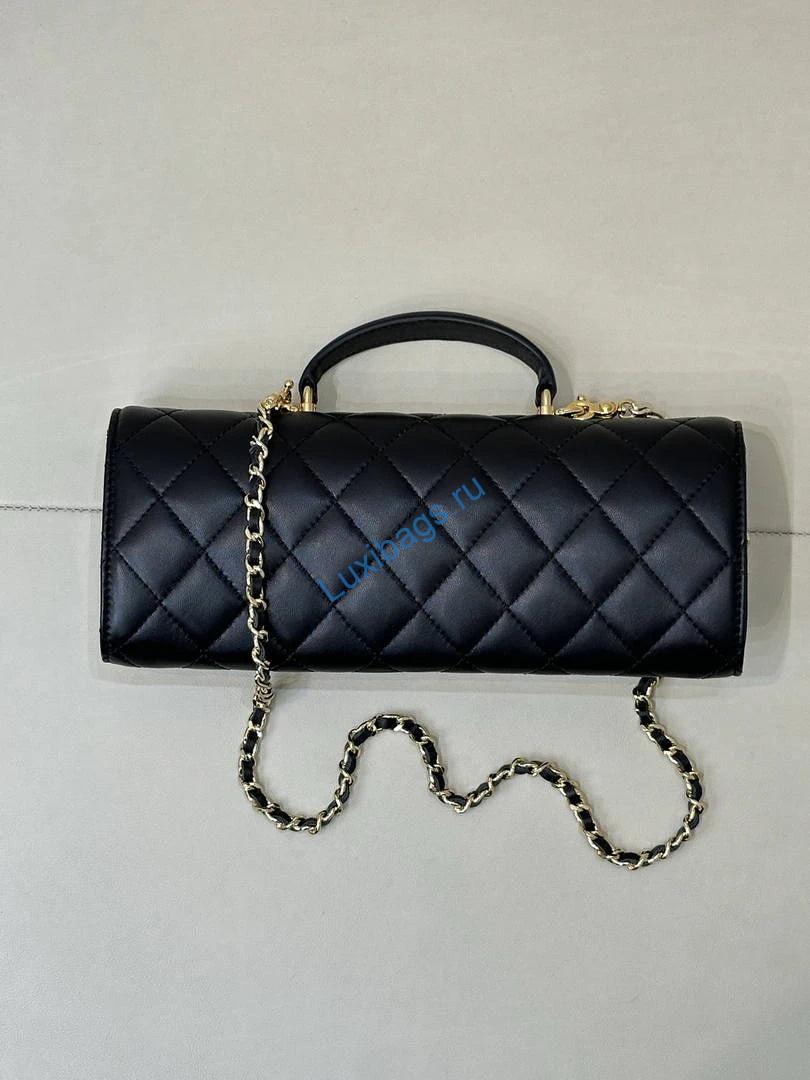 Chanel Lambskin & Gold-Tone Metal AP5280 Black | chanel lambskin gold tone metal ap5280 black 17