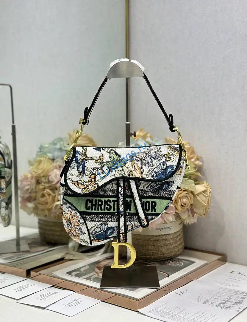 Dior M0455 Saddle Bag With Strap Embroidery M9902