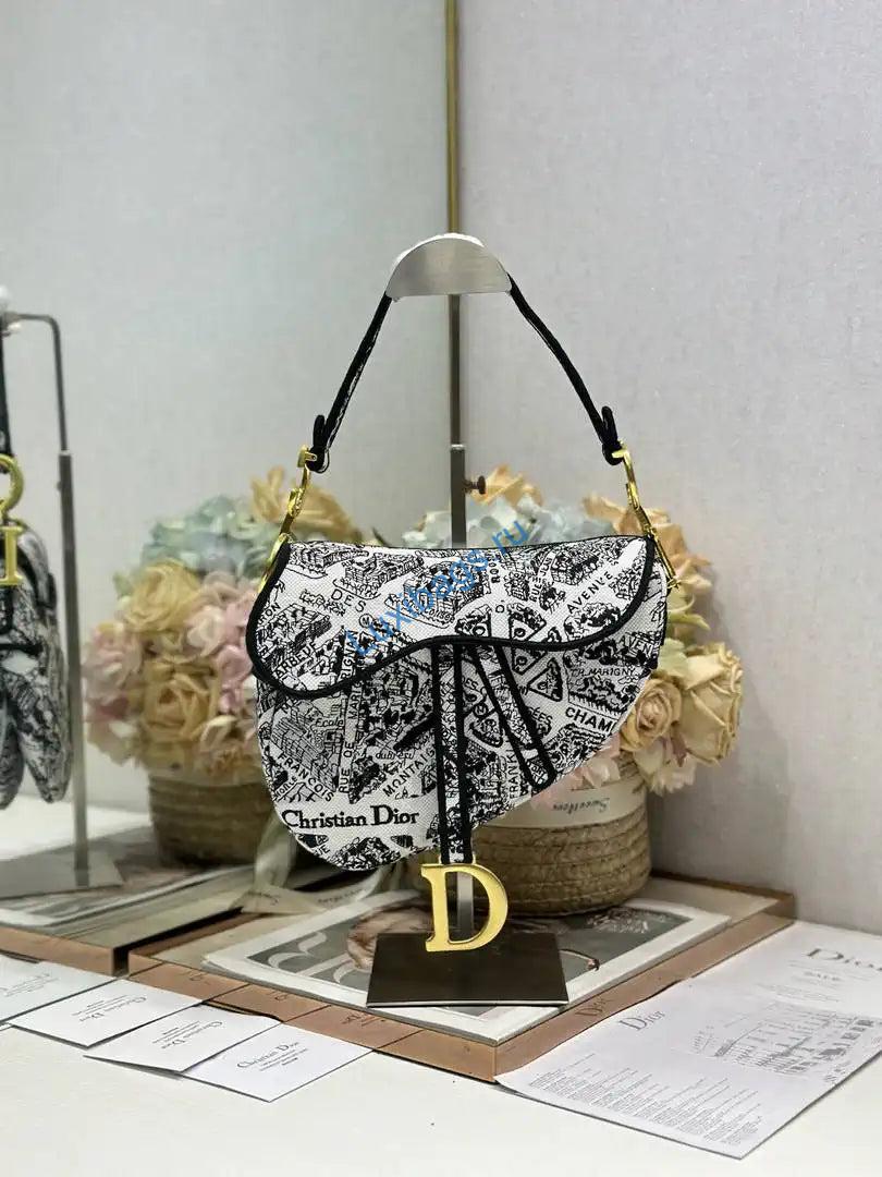 Dior M0455 Saddle Bag With Strap Embroidery M9904