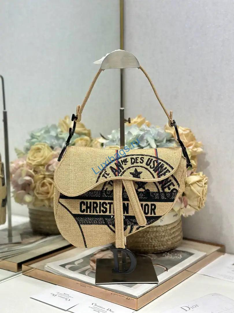Dior M0455 Saddle Bag With Strap Embroidery M9911