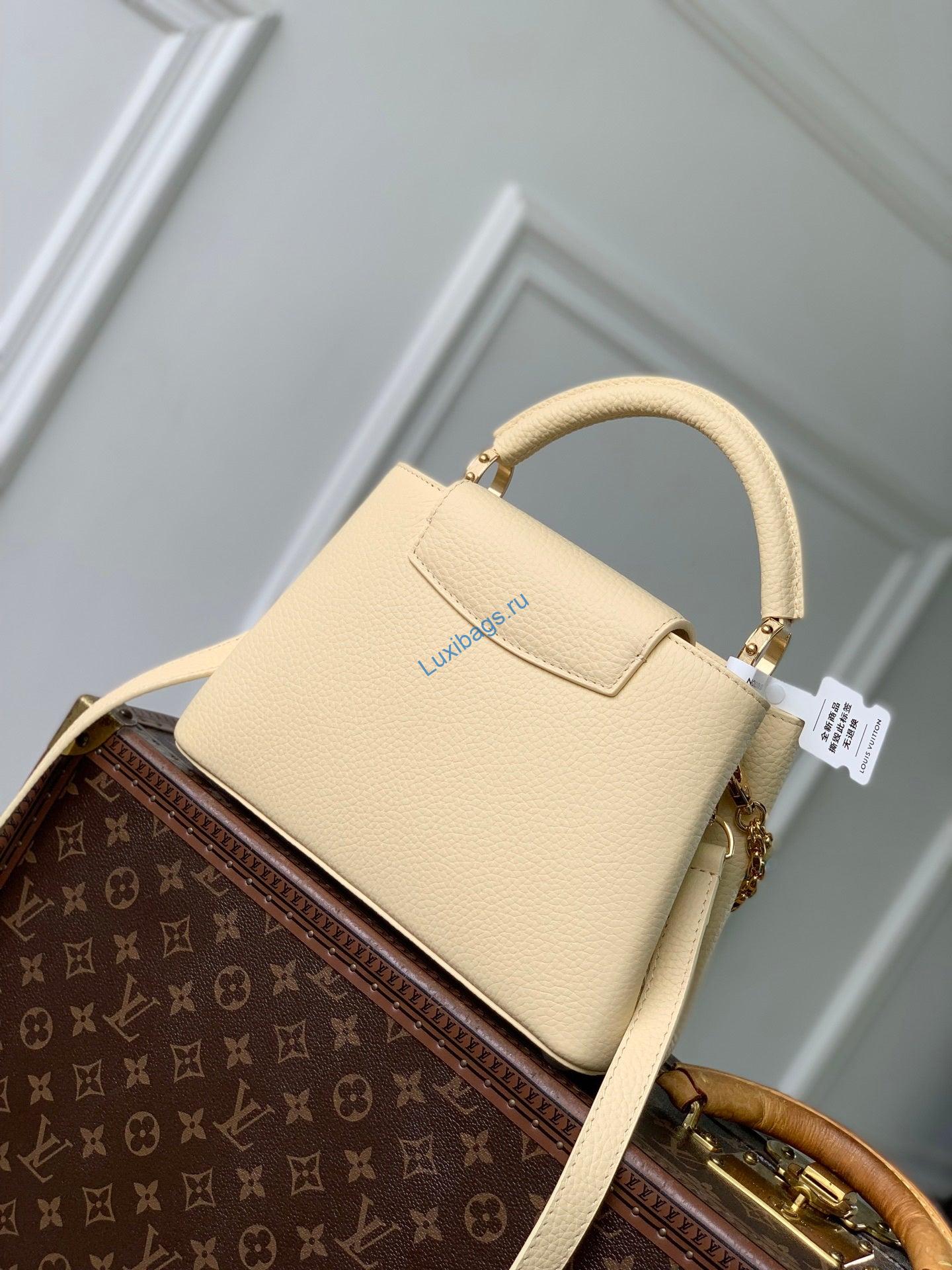 louis vuitton lv m28455 capucines bb bag apricot 2 Louis Vuitton LV M28455 Capucines BB Bag Apricot | louis vuitton lv m28455 capucines bb bag apricot 3