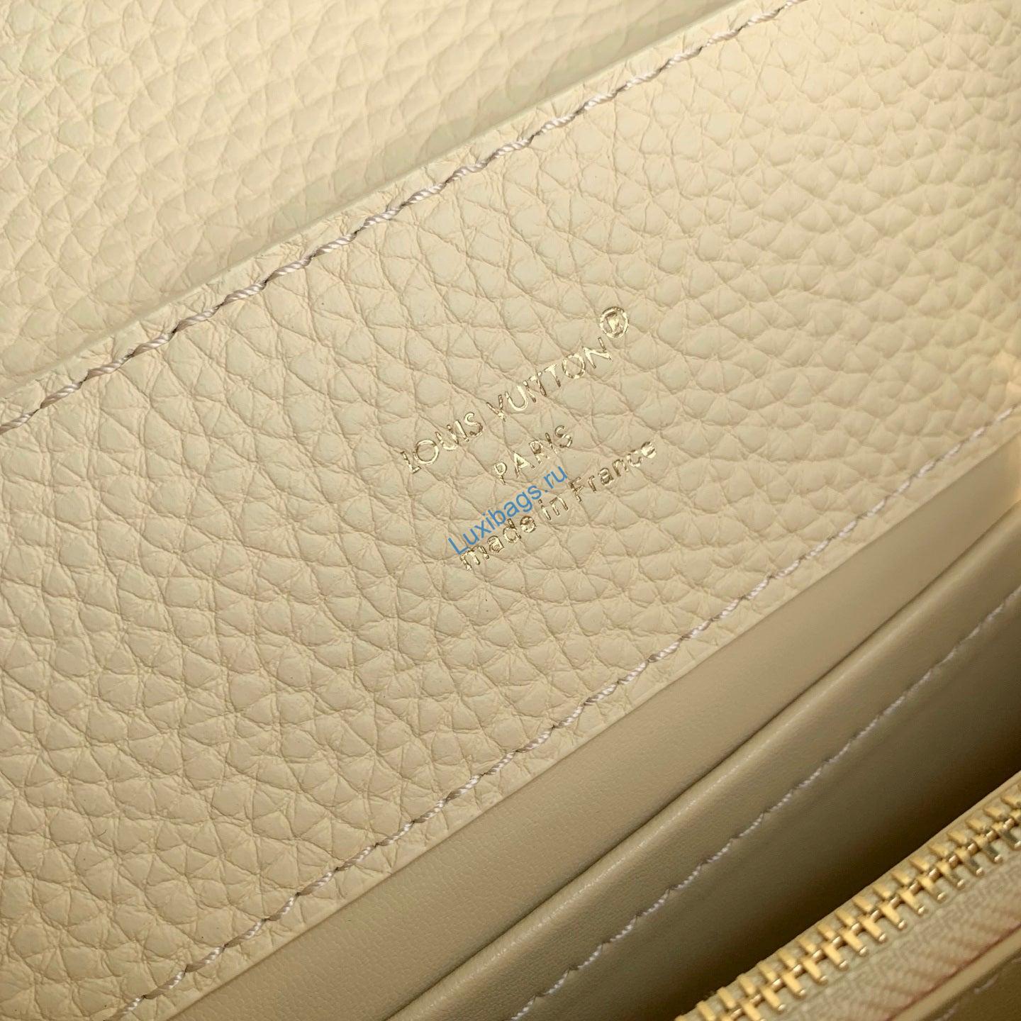 Louis Vuitton LV M28455 Capucines BB Bag Apricot | louis vuitton lv m28455 capucines bb bag apricot 9