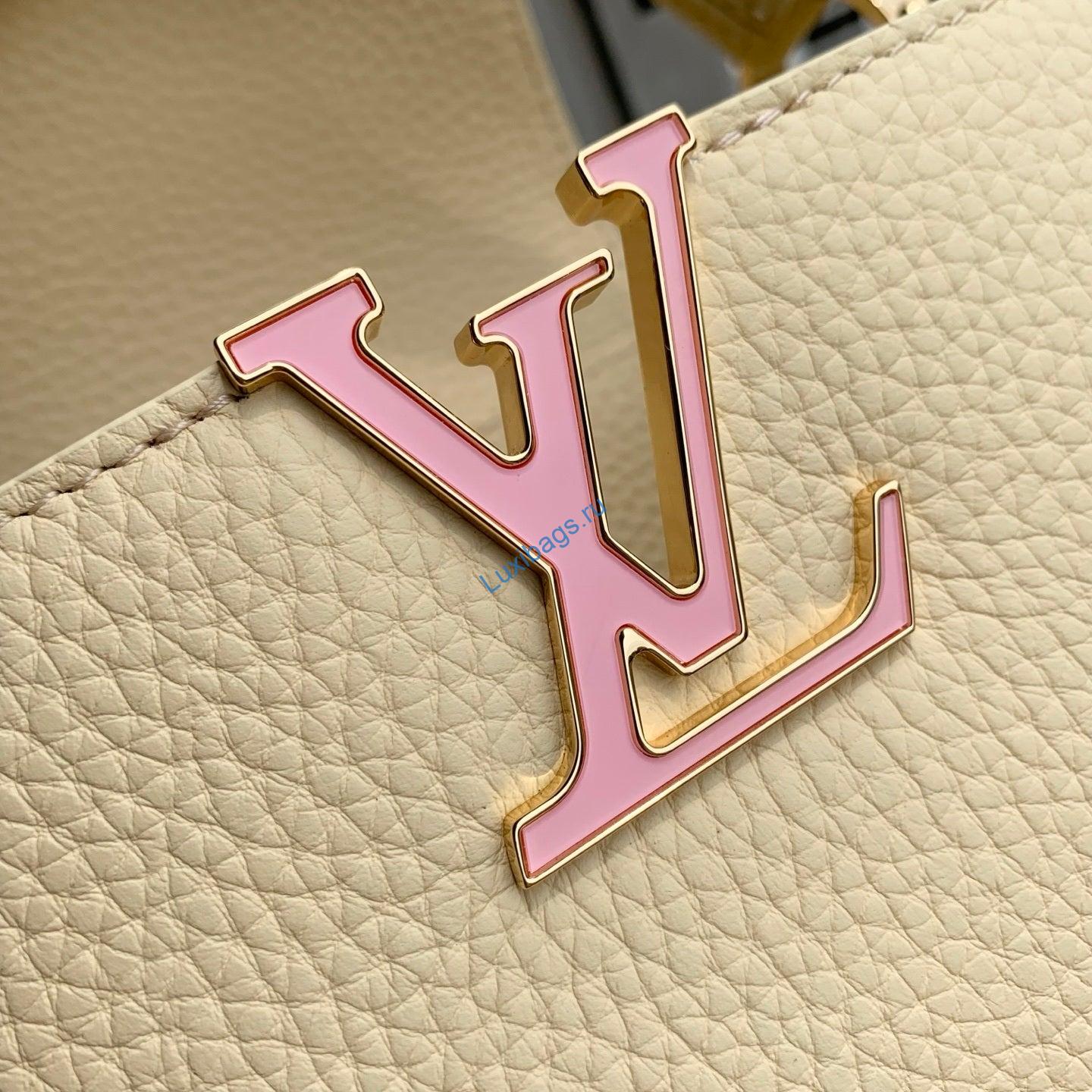 louis vuitton lv m29443 capucines east west mini bag apricot 4 Louis Vuitton LV M29443 Capucines East West Mini Bag Apricot | louis vuitton lv m29443 capucines east west mini bag apricot 5