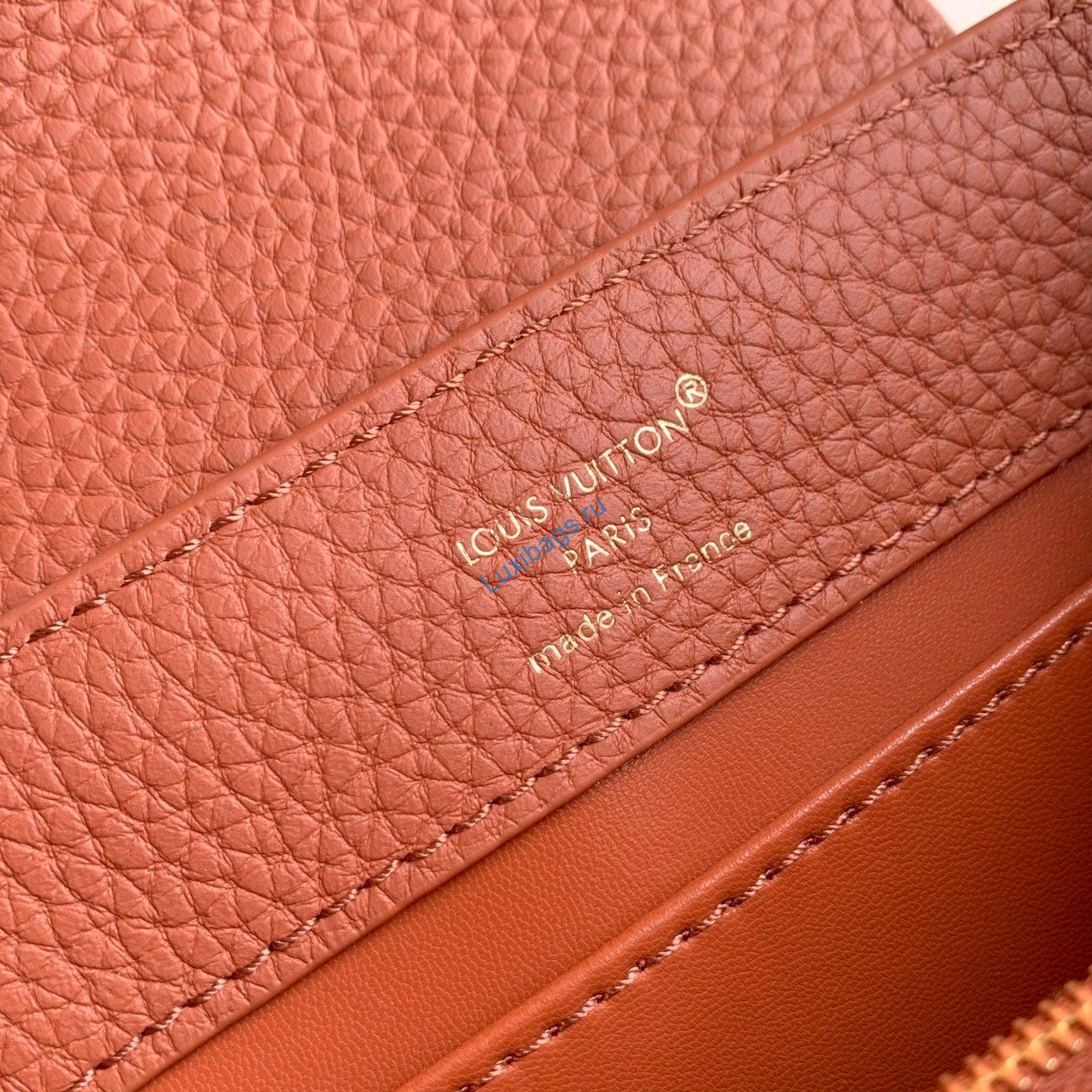 louis vuitton lv m29443 capucines east west mini bag brown 8 Louis Vuitton LV M29443 Capucines East West Mini Bag Brown | louis vuitton lv m29443 capucines east west mini bag brown 9
