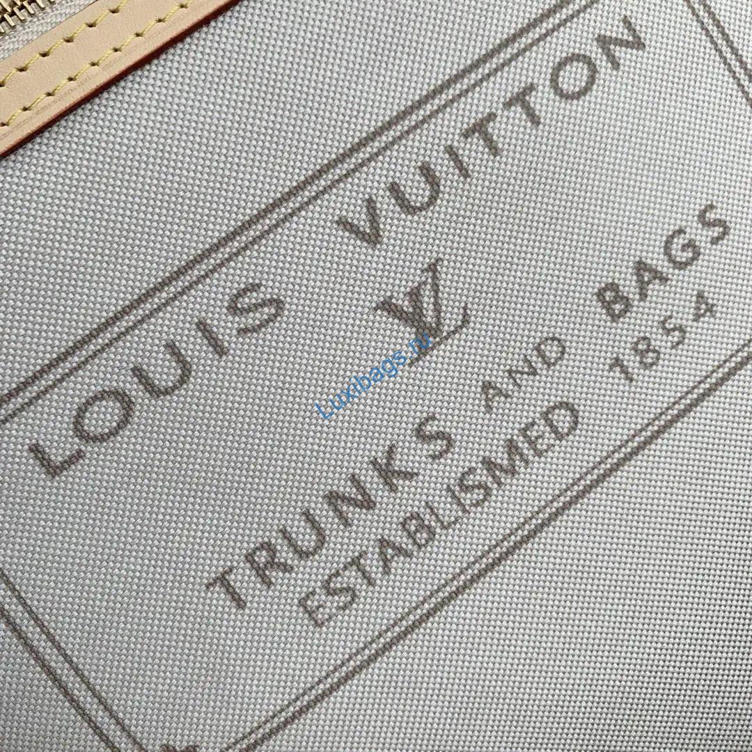 Louis Vuitton LV M29670 Keepall Bandoulière 45 Bag Peuplier Beige | m29670 keepall bandouliere 45 bag peuplier beige 11