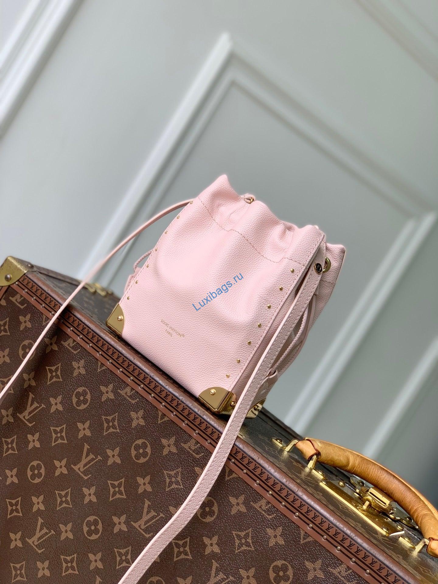 Louis Vuitton LV M2A067 Nano Noé Trunk Bag Rose Petal