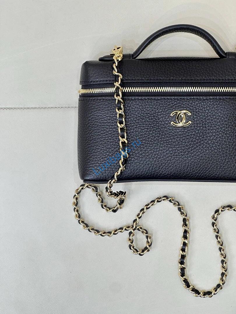 chanel small vanity with chain ap5346 black 4 Chanel Small Vanity with chain AP5346 Black | small vanity with chain ap5346 black 05
