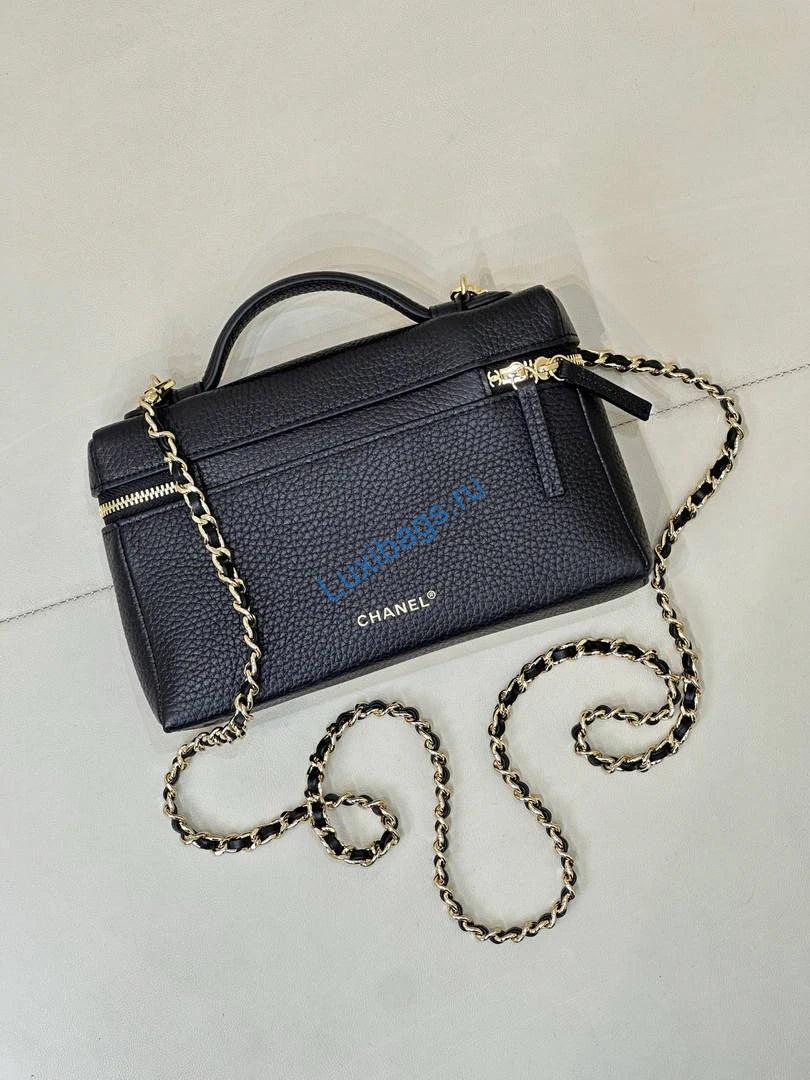 chanel small vanity with chain ap5346 black 7 Chanel Small Vanity with chain AP5346 Black | small vanity with chain ap5346 black 08